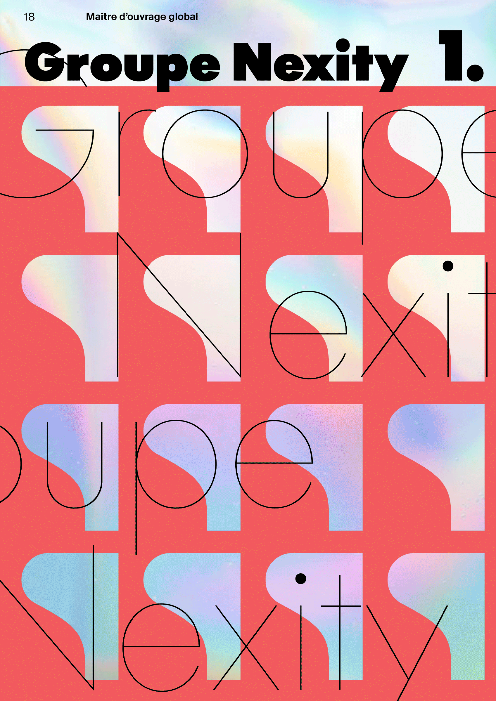 Paris La Défense GR20 design graphique signaletique paris branding graphic fashion food drinks culture luxury architecture