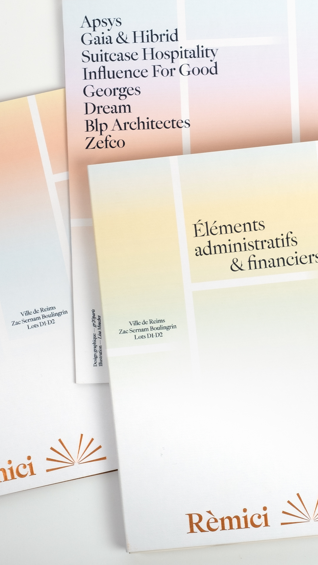 Remici—Reims GR20 design graphique signaletique paris branding graphic fashion food drinks culture luxury architecture