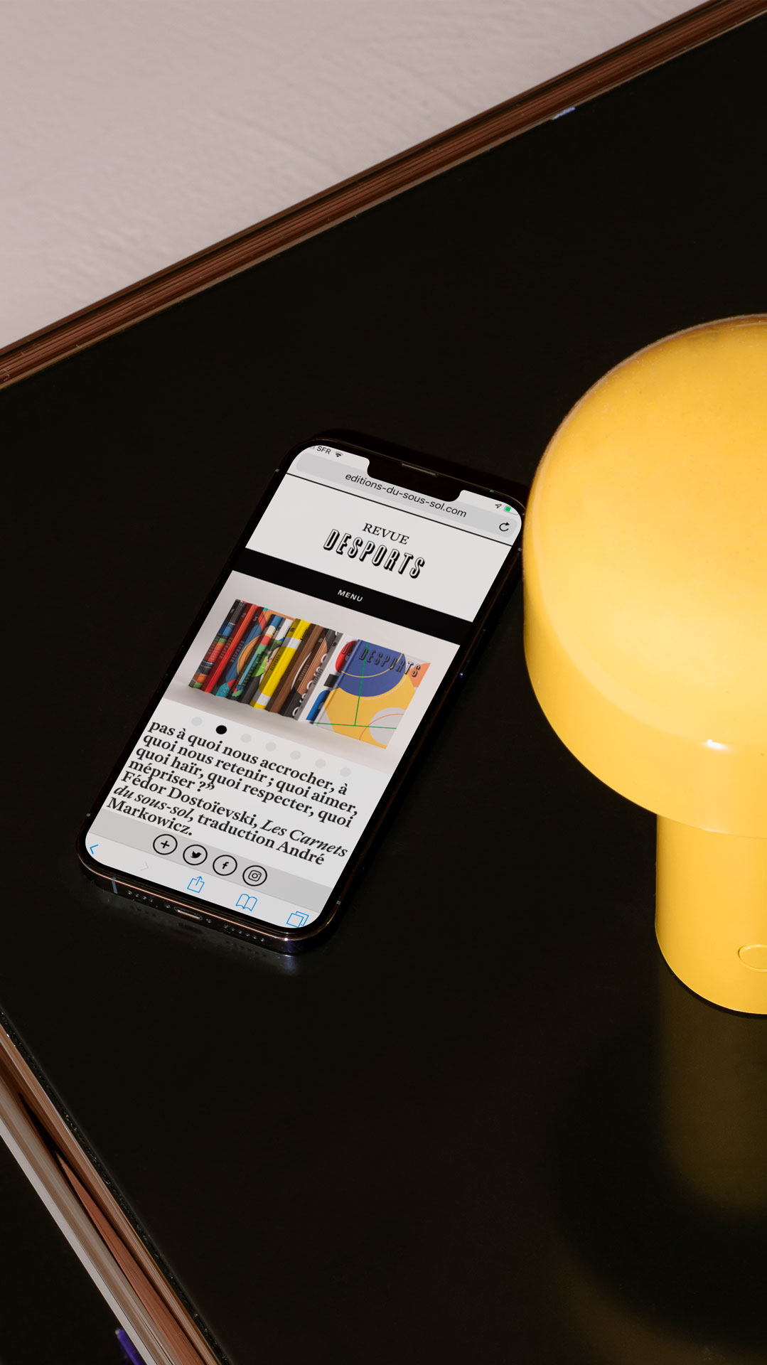 Éditions du sous-sol GR20 design graphique signaletique paris branding graphic fashion food drinks culture luxury architecture