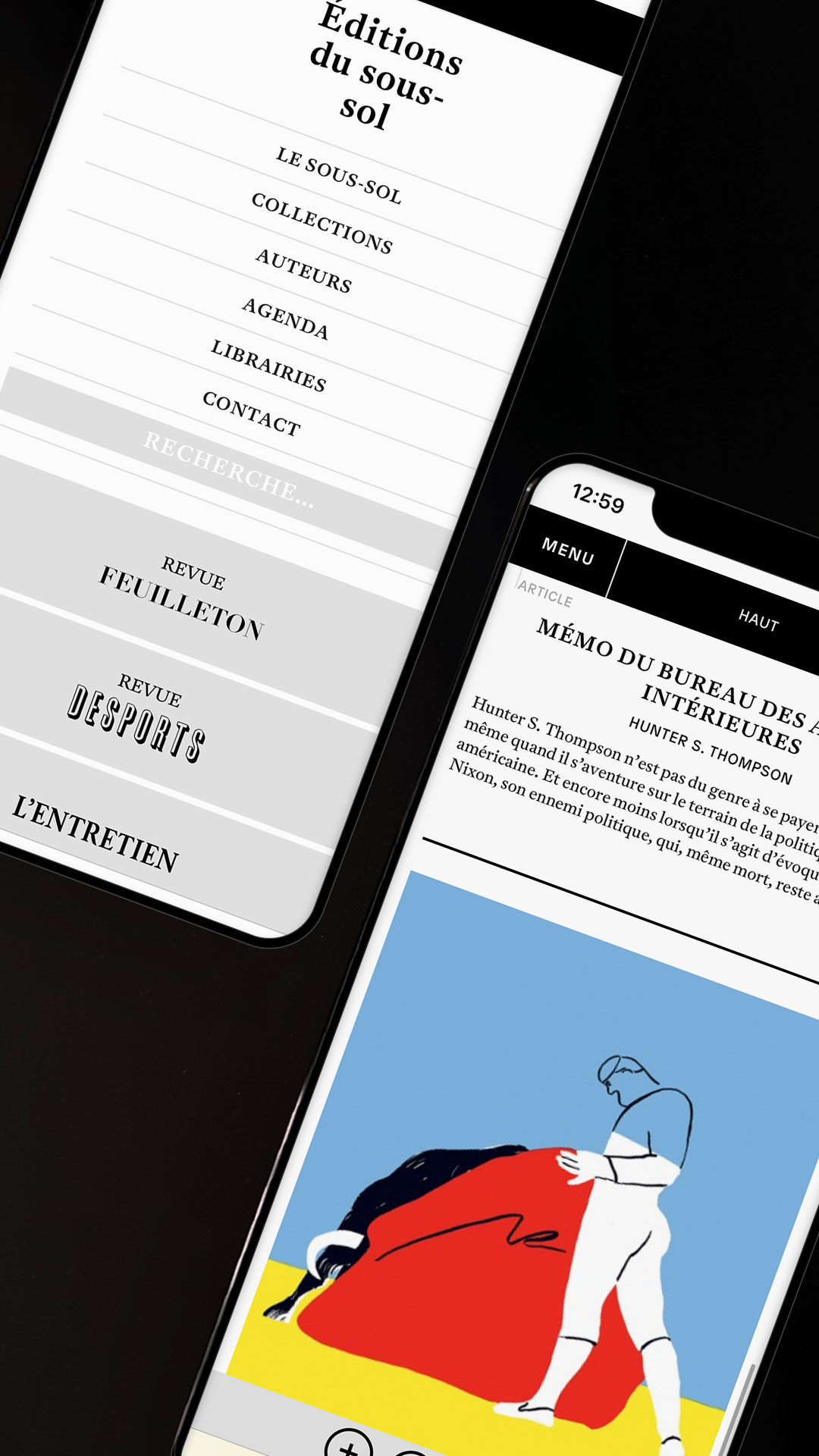 Éditions du sous-sol GR20 design graphique signaletique paris branding graphic fashion food drinks culture luxury architecture