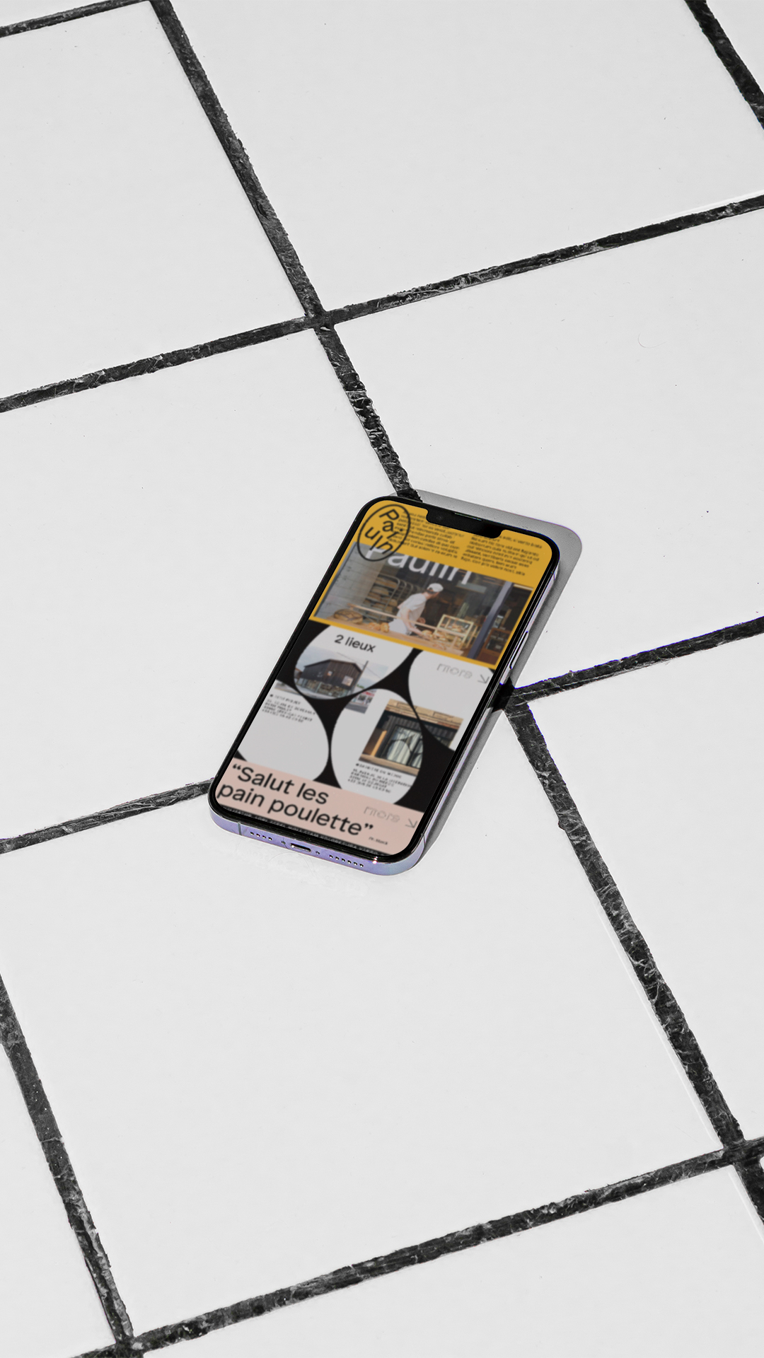 Pain Paulin e-shop GR20 design graphique signaletique paris branding graphic fashion food drinks culture luxury architecture