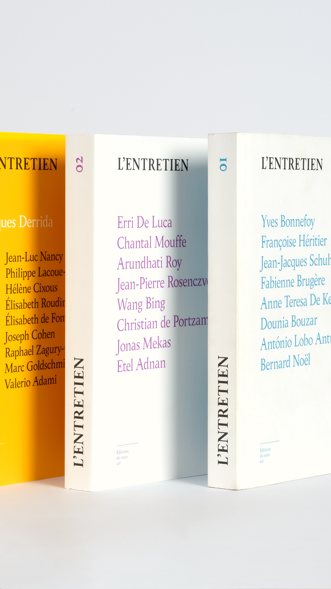 Éditions du Sous-Sol —Collections GR20 design graphique signaletique paris branding graphic fashion food drinks culture luxury architecture