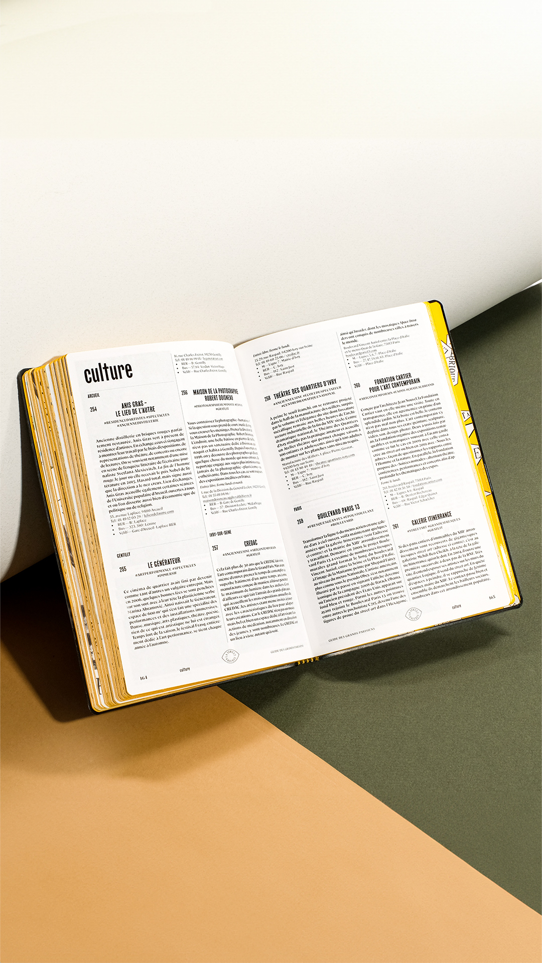 Guide des Grands Parisiens #2 GR20 design graphique signaletique paris branding graphic fashion food drinks culture luxury architecture