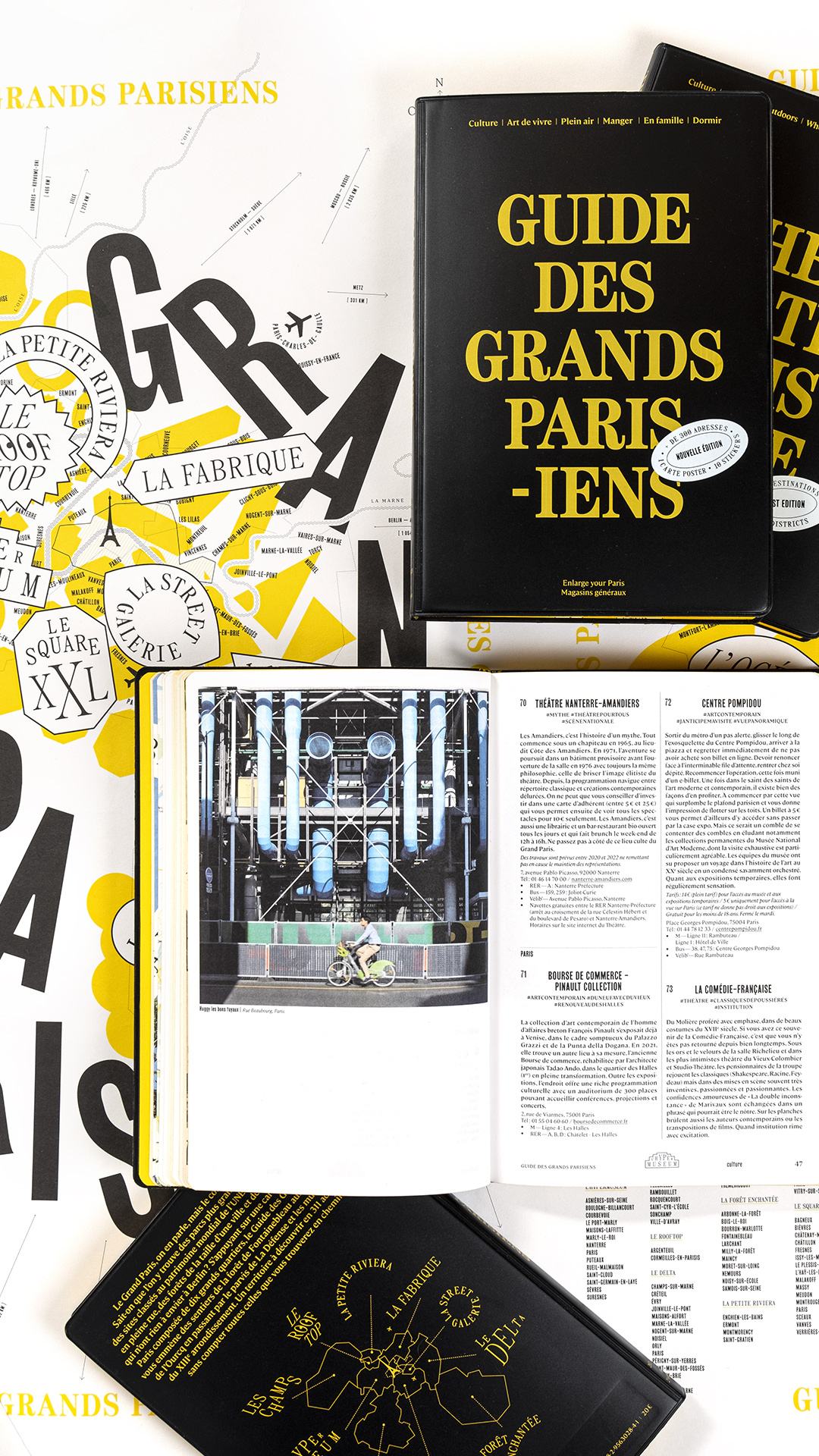 Guide des Grands Parisiens #2 GR20 design graphique signaletique paris branding graphic fashion food drinks culture luxury architecture