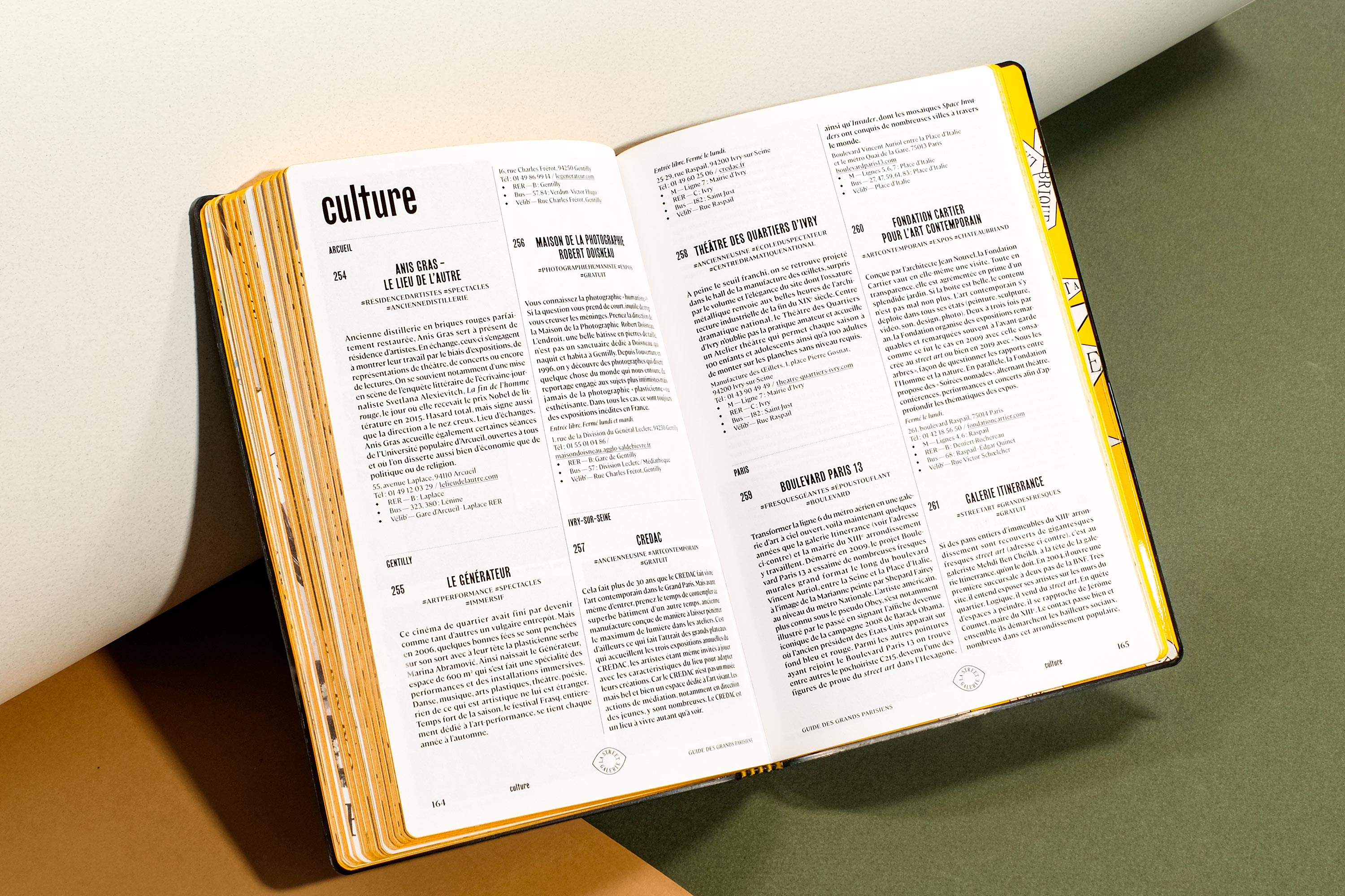 Guide des Grands Parisiens #2 GR20 design graphique signaletique paris branding graphic fashion food drinks culture luxury architecture