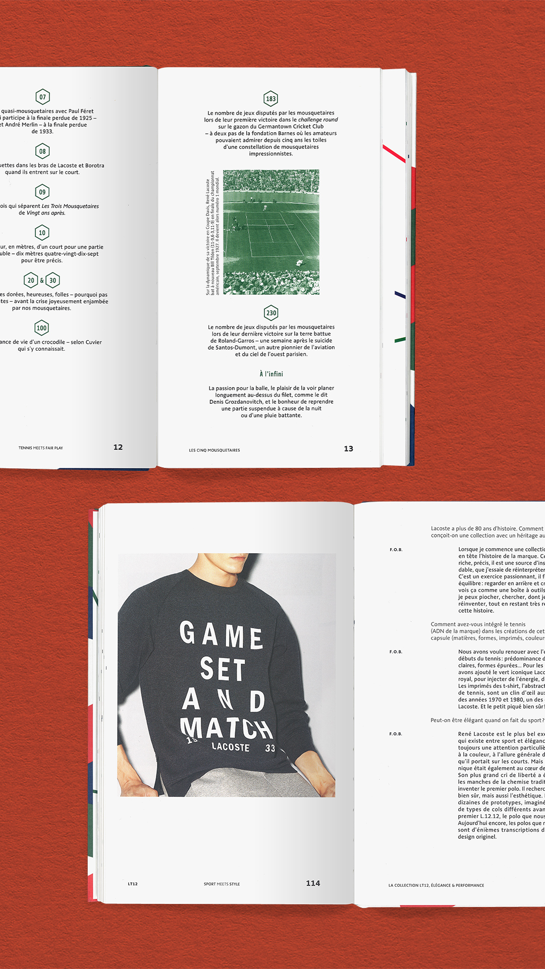 Lacoste LT12 GR20 design graphique signaletique paris branding graphic fashion food drinks culture luxury architecture