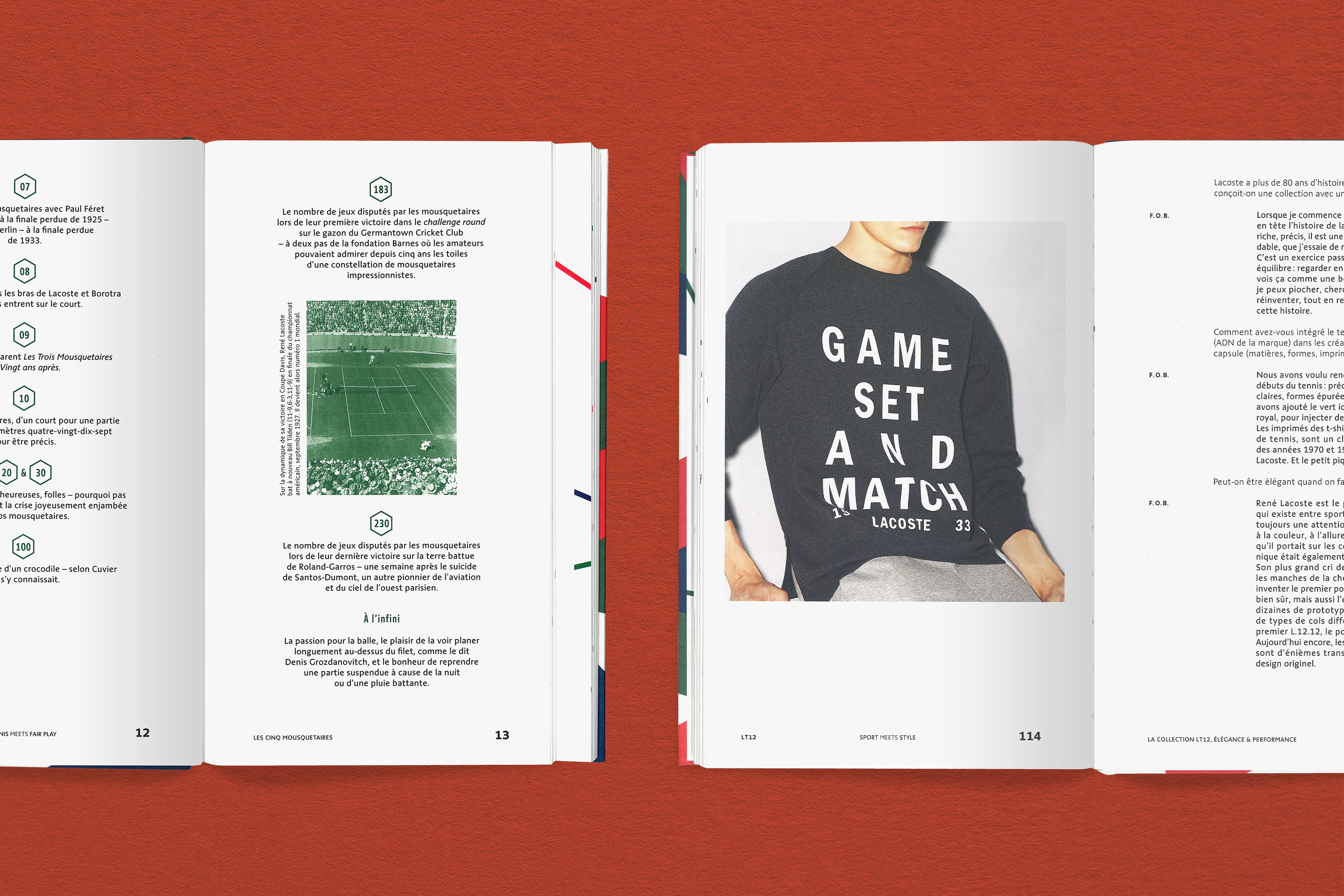 Lacoste LT12 GR20 design graphique signaletique paris branding graphic fashion food drinks culture luxury architecture