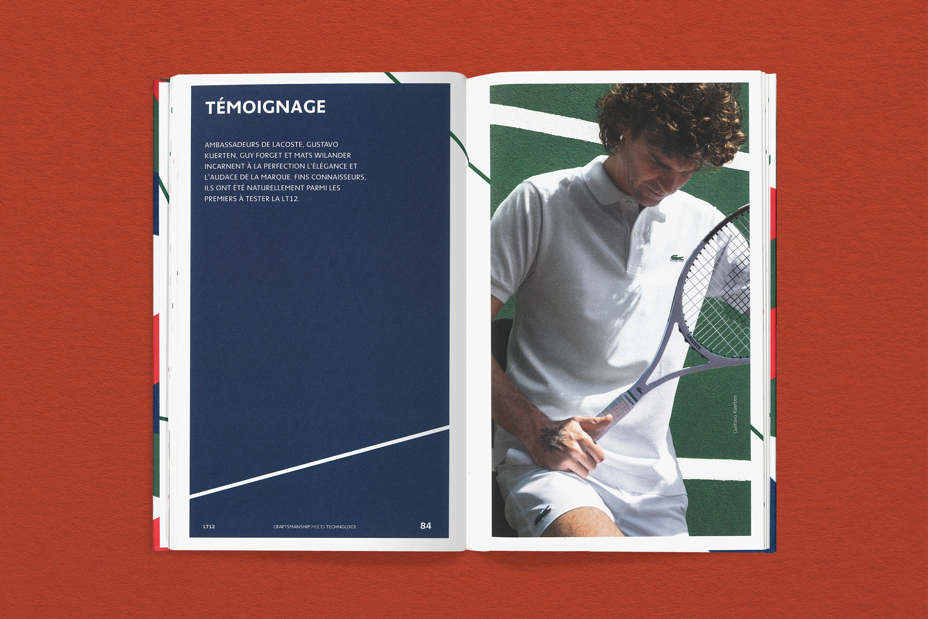 Lacoste LT12 GR20 design graphique signaletique paris branding graphic fashion food drinks culture luxury architecture