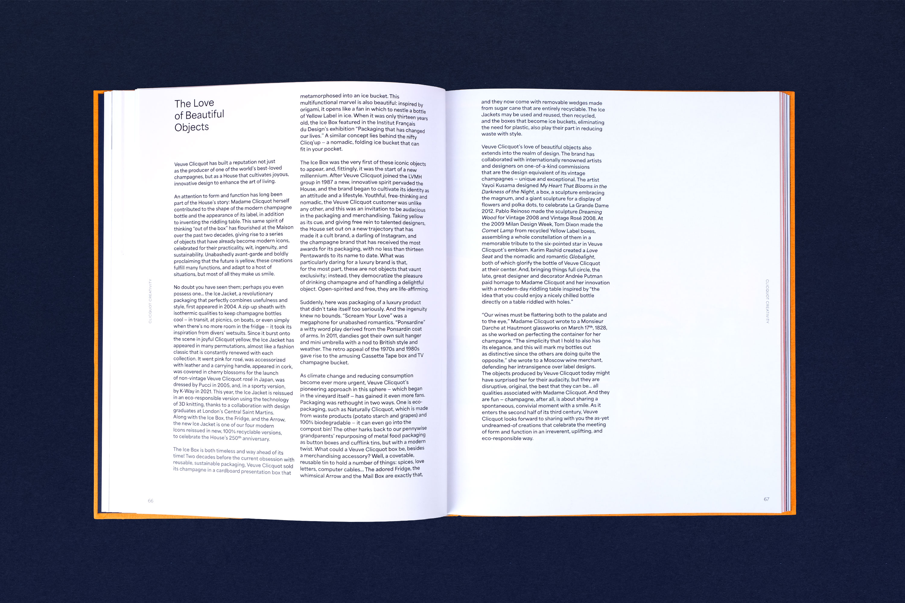 Veuve Cliquot, Solaire Culture —Catalog GR20 design graphique signaletique paris branding graphic fashion food drinks culture luxury architecture