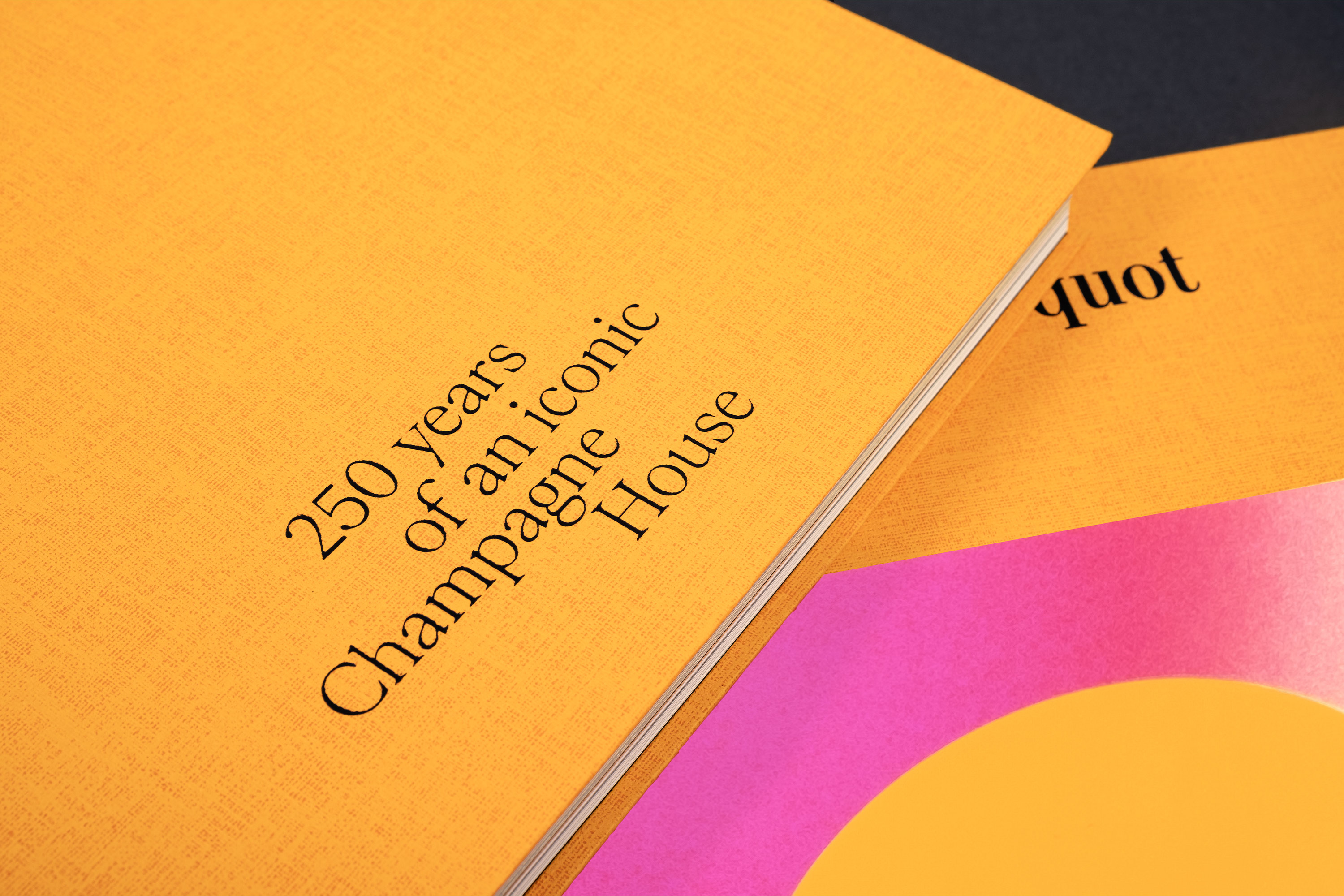 Veuve Cliquot, Solaire Culture —Catalog GR20 design graphique signaletique paris branding graphic fashion food drinks culture luxury architecture