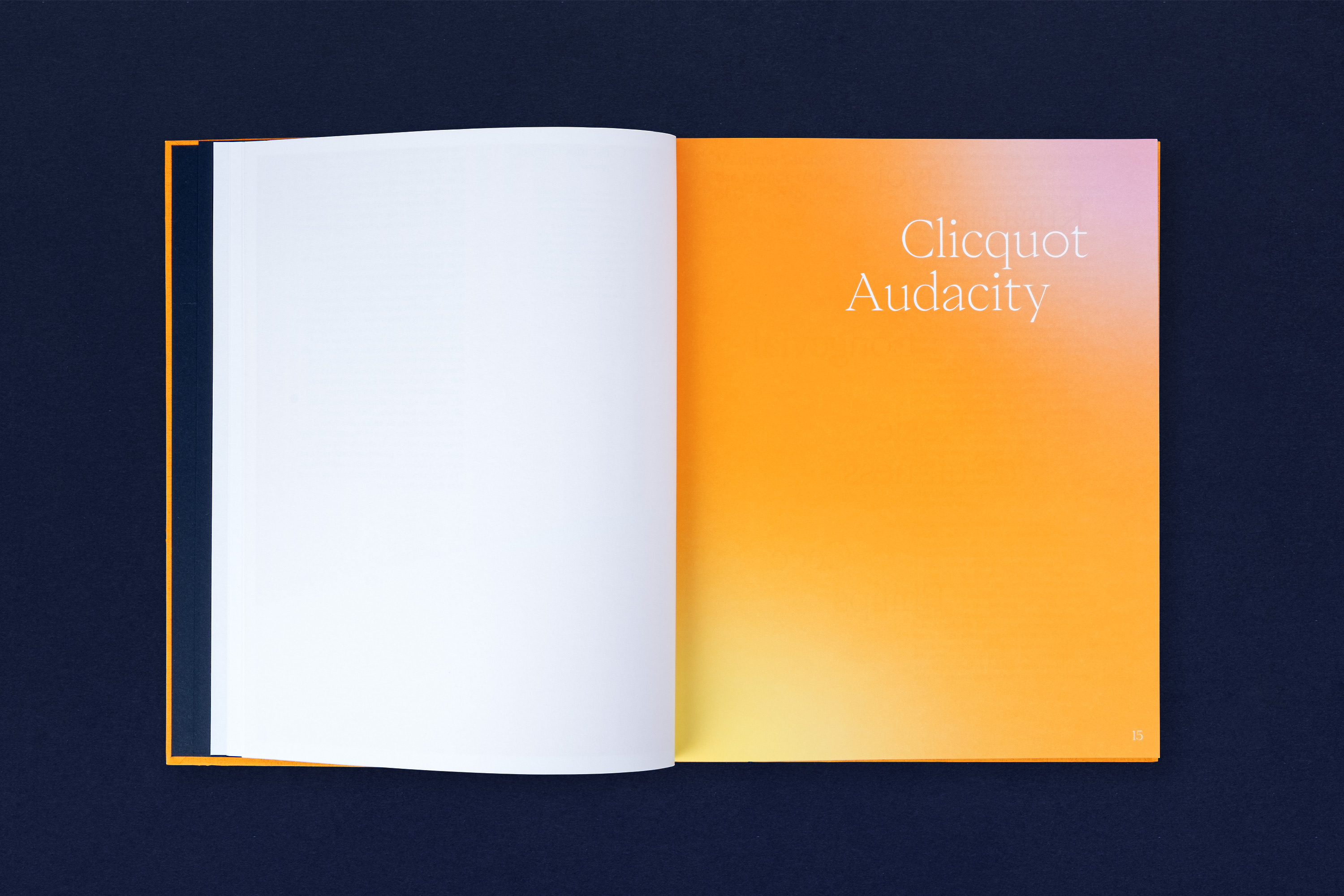 Veuve Cliquot, Solaire Culture —Catalog GR20 design graphique signaletique paris branding graphic fashion food drinks culture luxury architecture