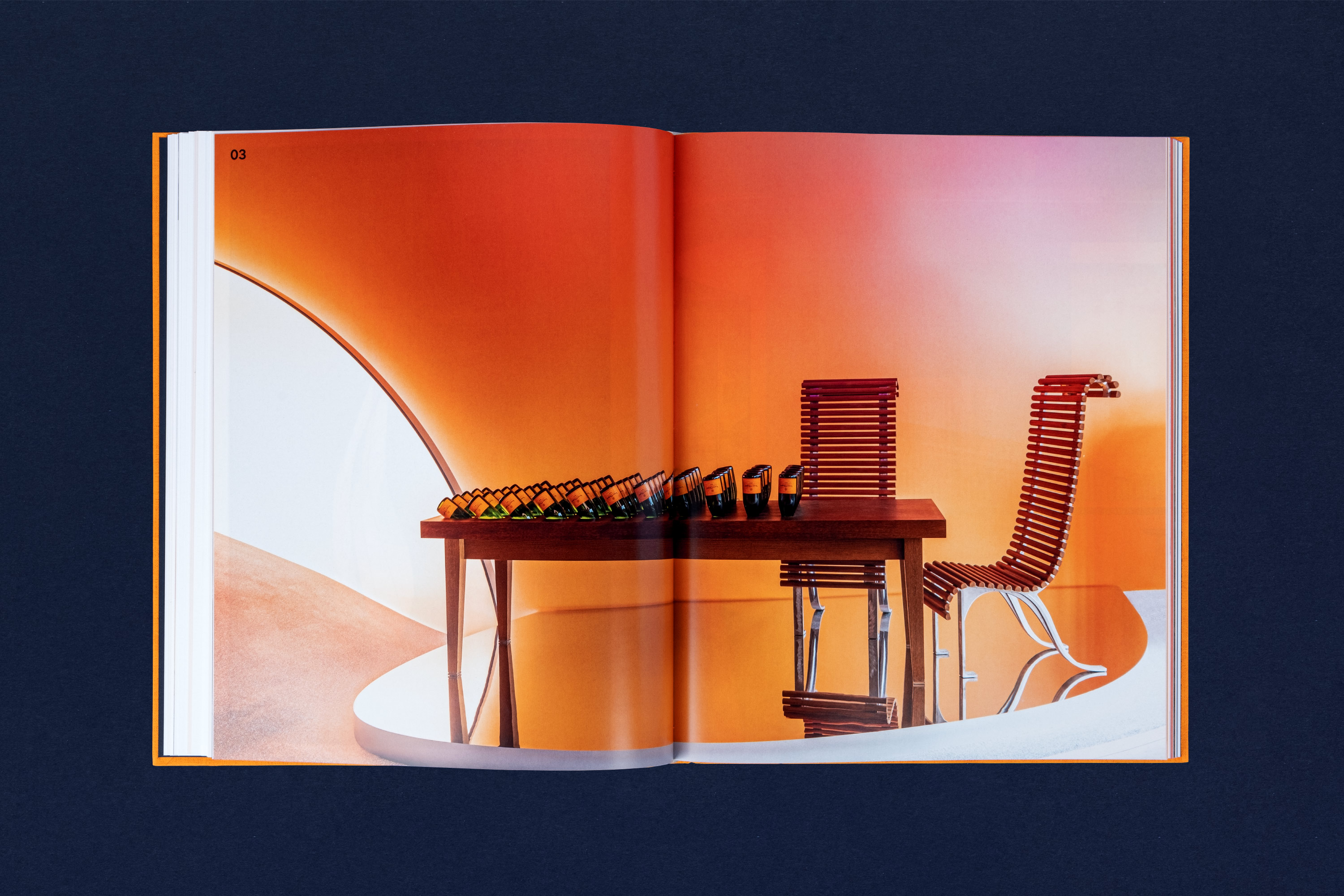 Veuve Cliquot, Solaire Culture —Catalog GR20 design graphique signaletique paris branding graphic fashion food drinks culture luxury architecture