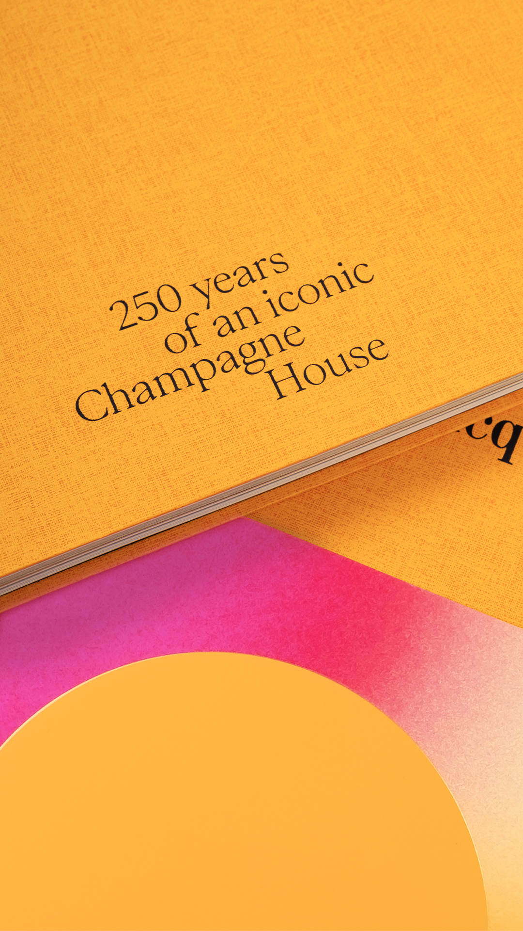 Veuve Cliquot, Solaire Culture —Catalog GR20 design graphique signaletique paris branding graphic fashion food drinks culture luxury architecture 