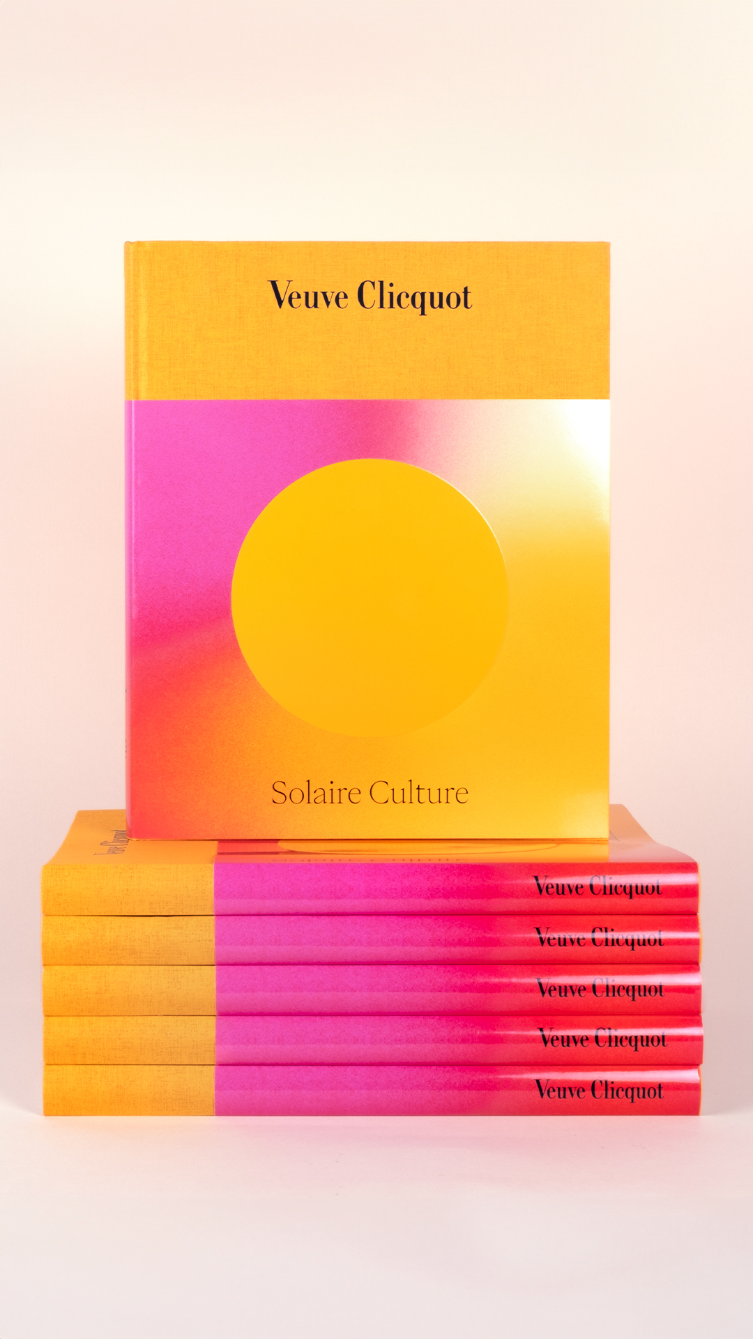 Veuve Cliquot, Solaire Culture —Catalogue GR20 design graphique signaletique paris branding graphic fashion food drinks culture luxury architecture 