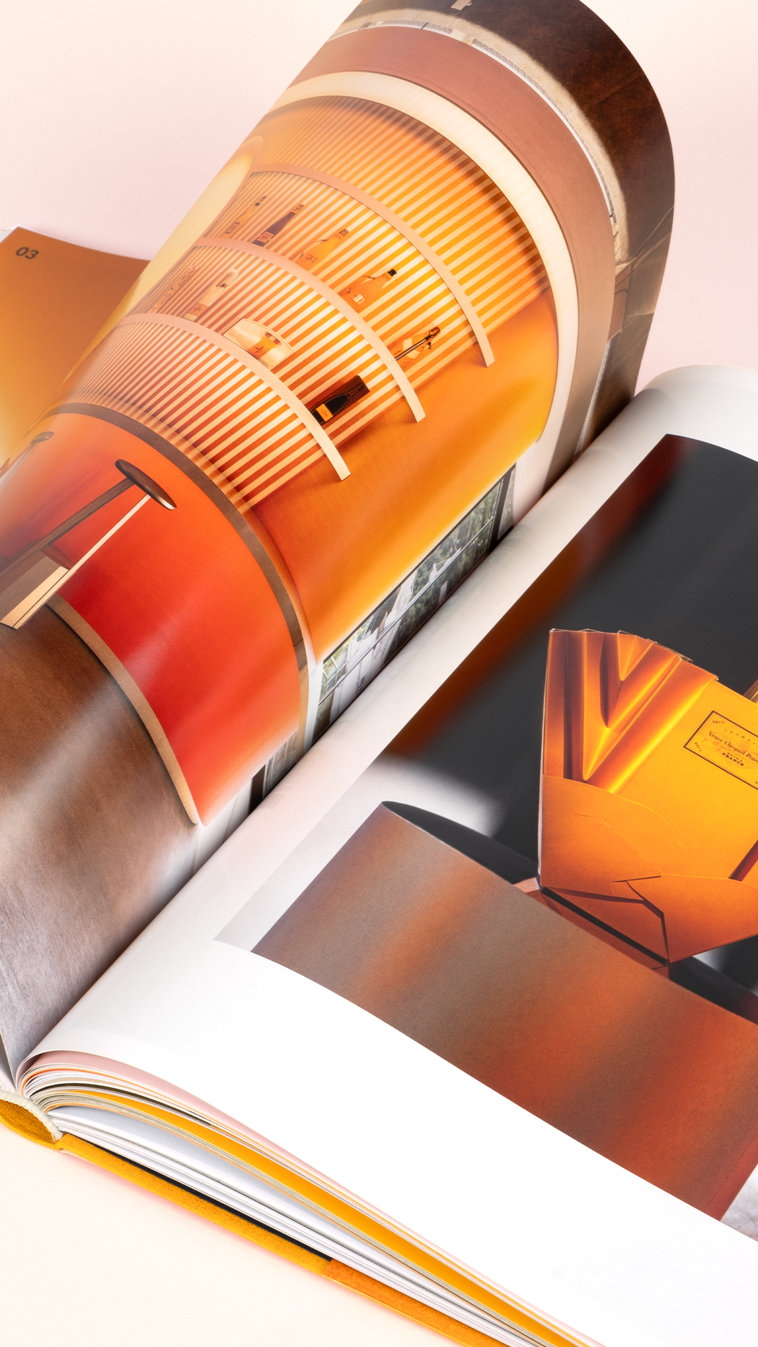 Veuve Cliquot, Solaire Culture —Catalog GR20 design graphique signaletique paris branding graphic fashion food drinks culture luxury architecture