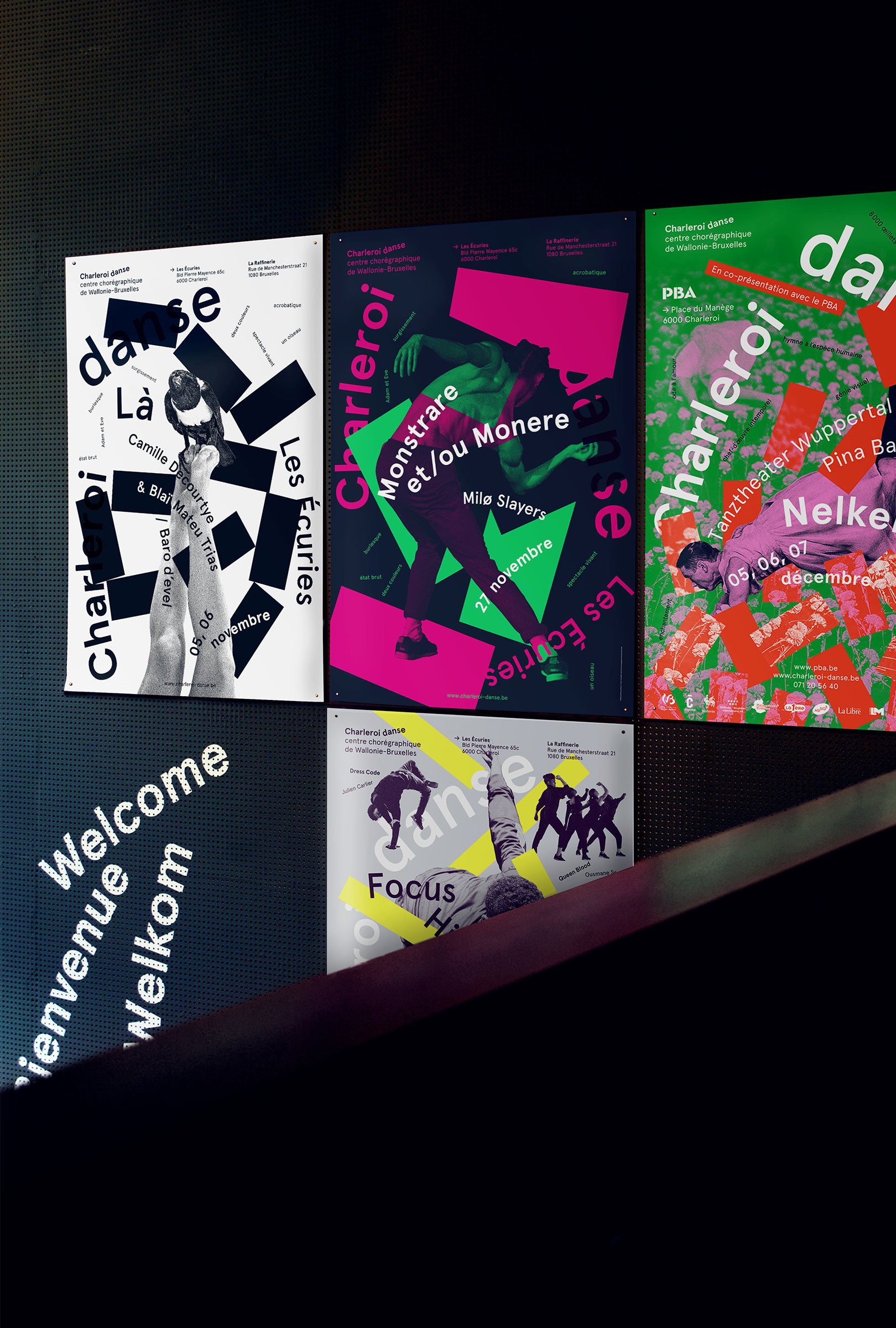 Charleroi Danse —Les Ecuries GR20 design graphique signaletique paris branding graphic fashion food drinks culture luxury architecture