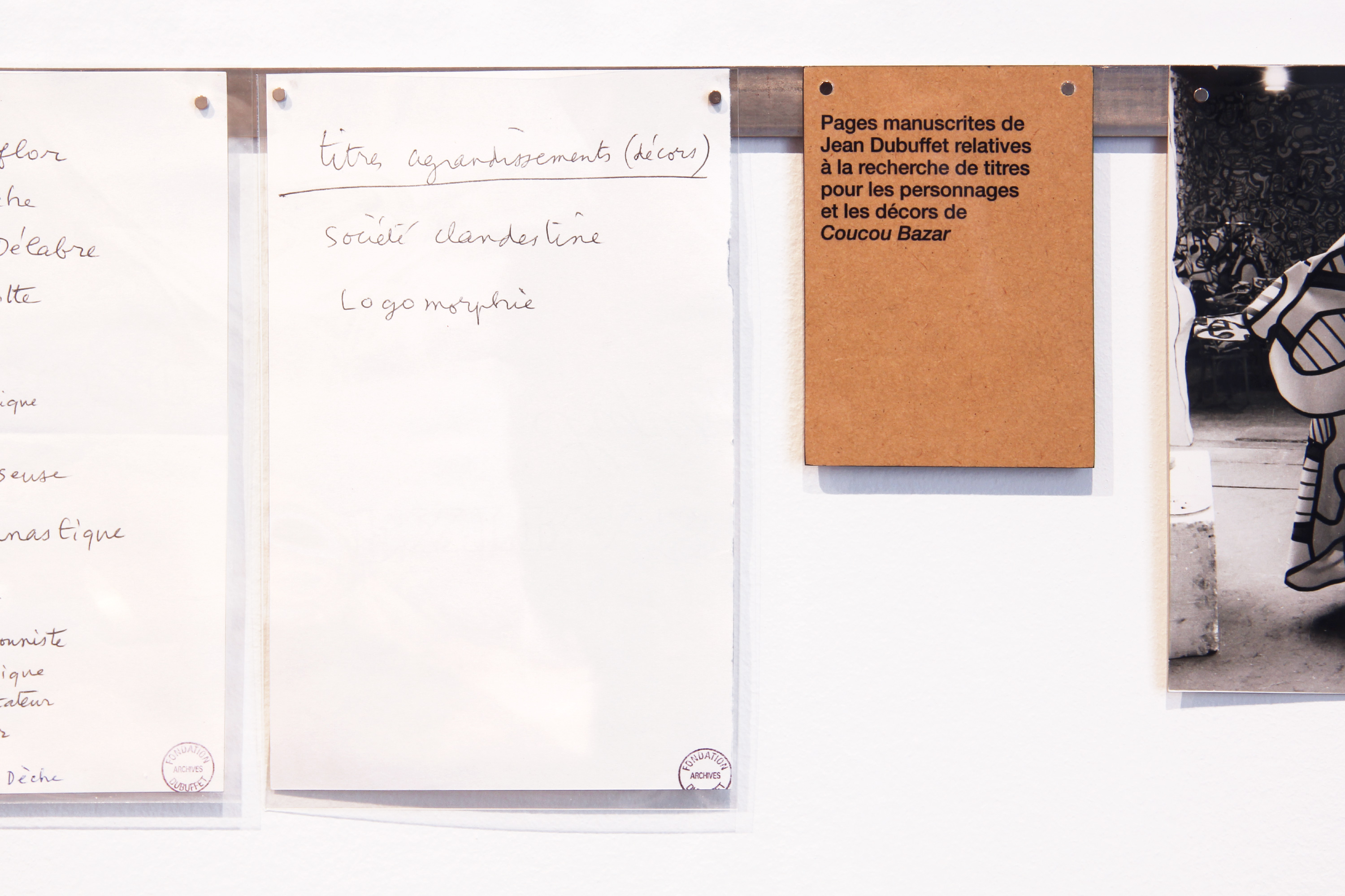 Dubuffet, Coucou Bazar GR20 design graphique signaletique paris branding graphic fashion food drinks culture luxury architecture