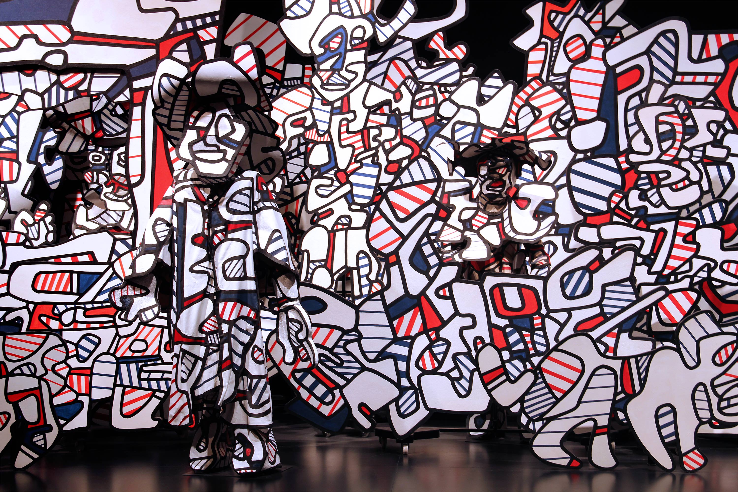 Dubuffet, Coucou Bazar GR20 design graphique signaletique paris branding graphic fashion food drinks culture luxury architecture