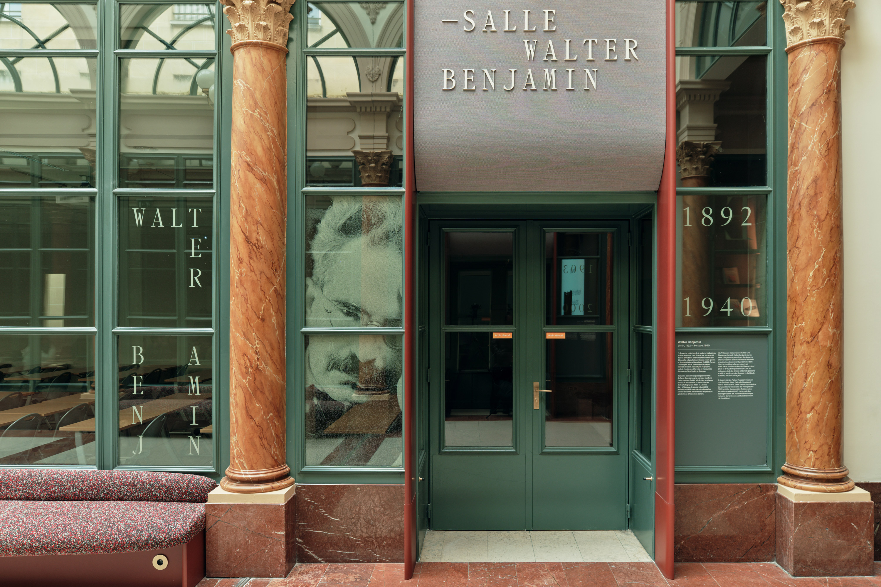 Institut national d'histoire de l'art GR20 design graphique signaletique paris branding graphic fashion food drinks culture luxury architecture 