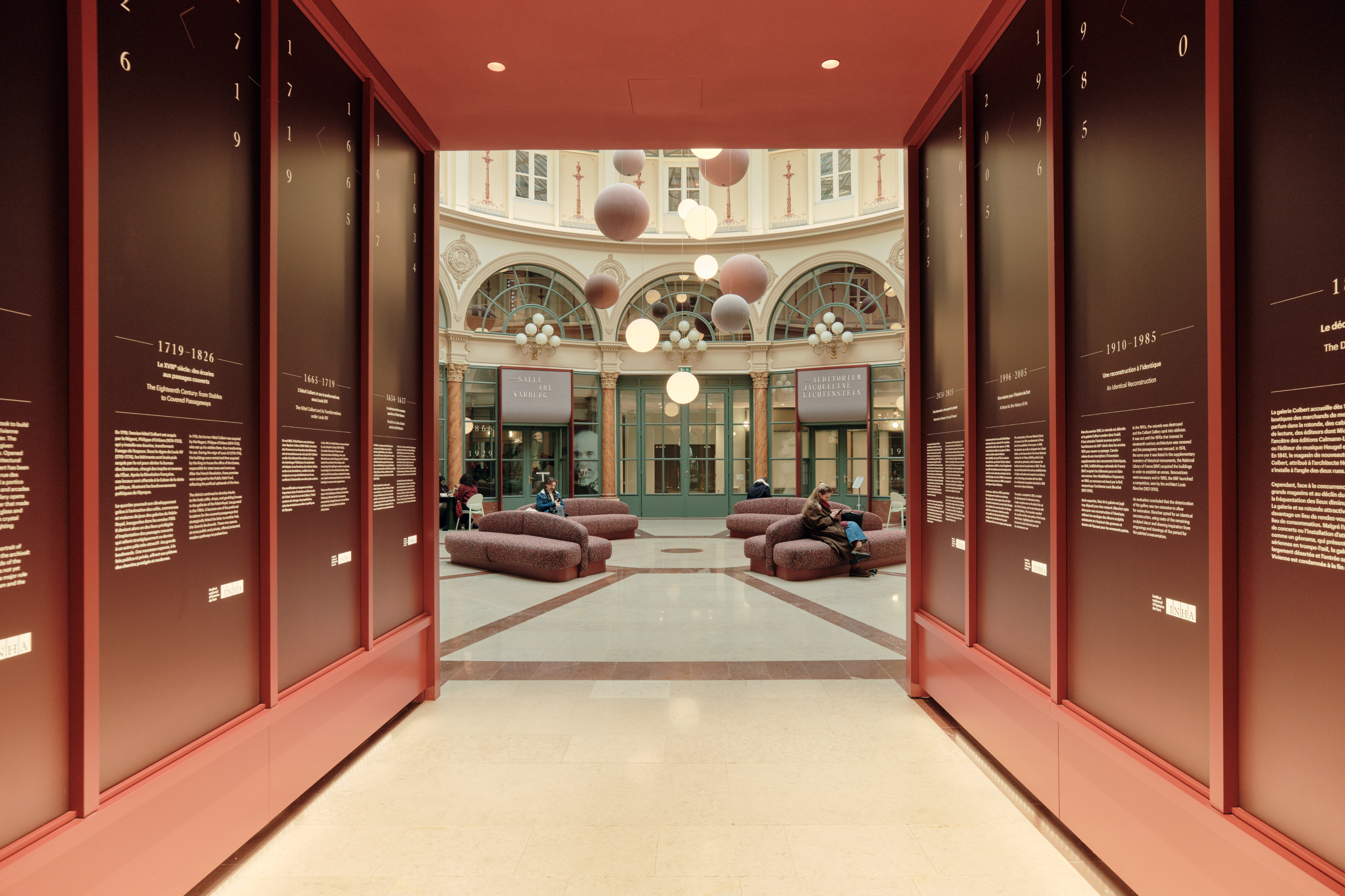 Institut national d'histoire de l'art GR20 design graphique signaletique paris branding graphic fashion food drinks culture luxury architecture 