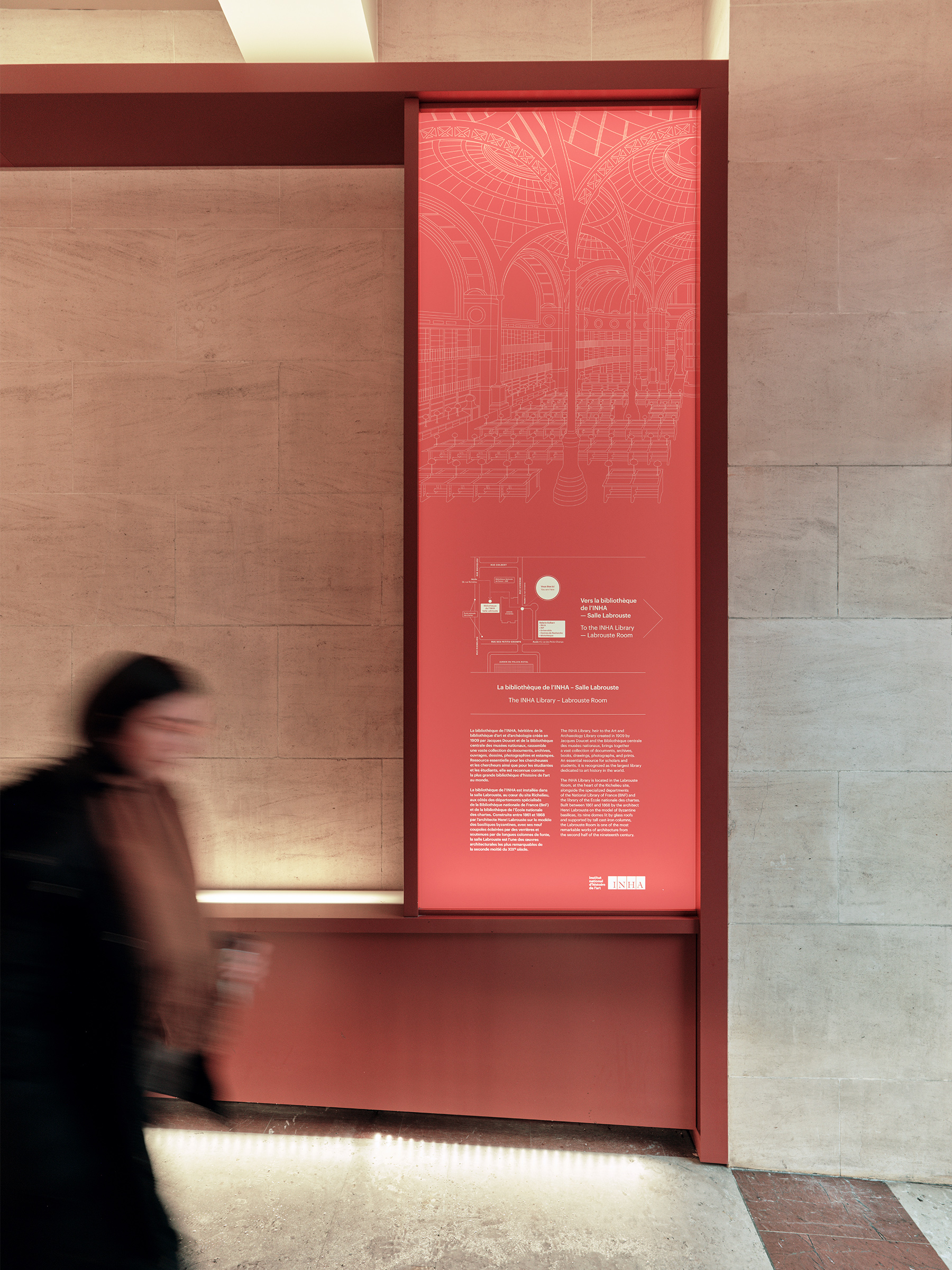Institut national d'histoire de l'art GR20 design graphique signaletique paris branding graphic fashion food drinks culture luxury architecture