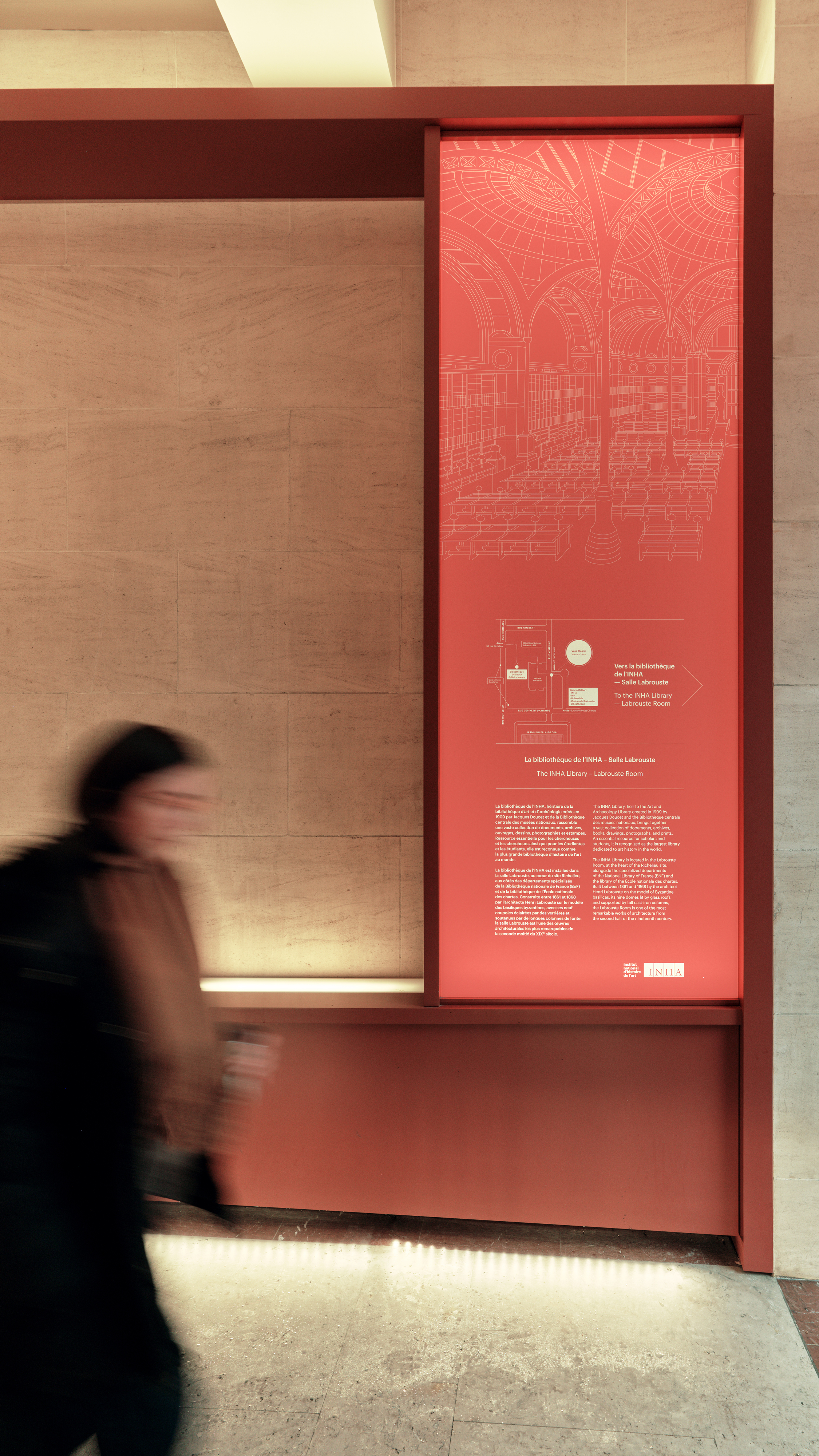 Institut national d'histoire de l'art GR20 design graphique signaletique paris branding graphic fashion food drinks culture luxury architecture 