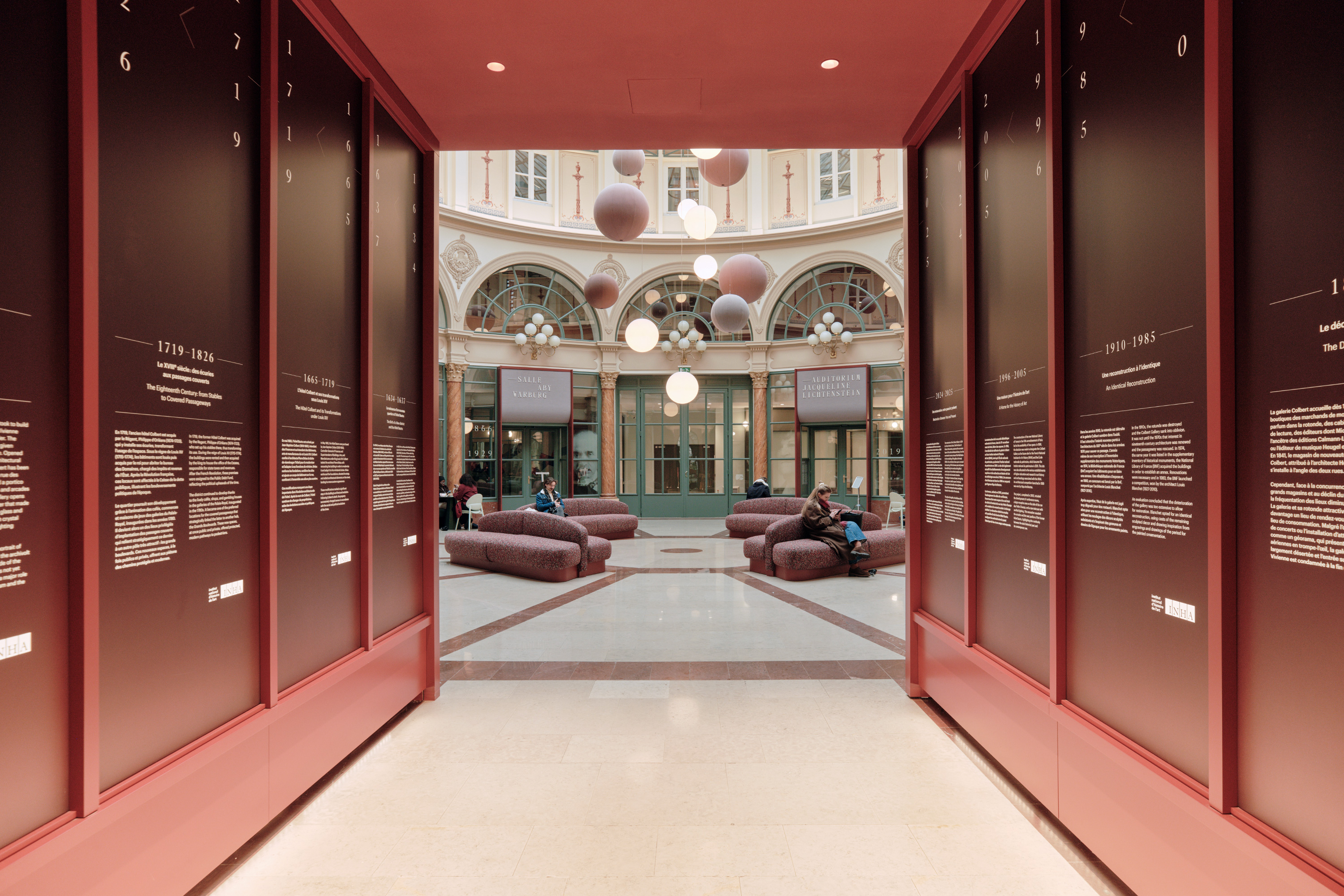 Institut national d'histoire de l'art GR20 design graphique signaletique paris branding graphic fashion food drinks culture luxury architecture