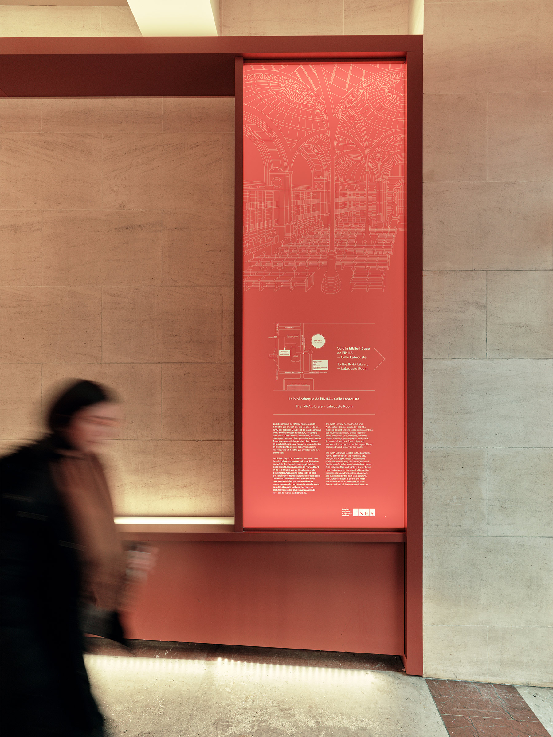 Institut national d'histoire de l'art GR20 design graphique signaletique paris branding graphic fashion food drinks culture luxury architecture 