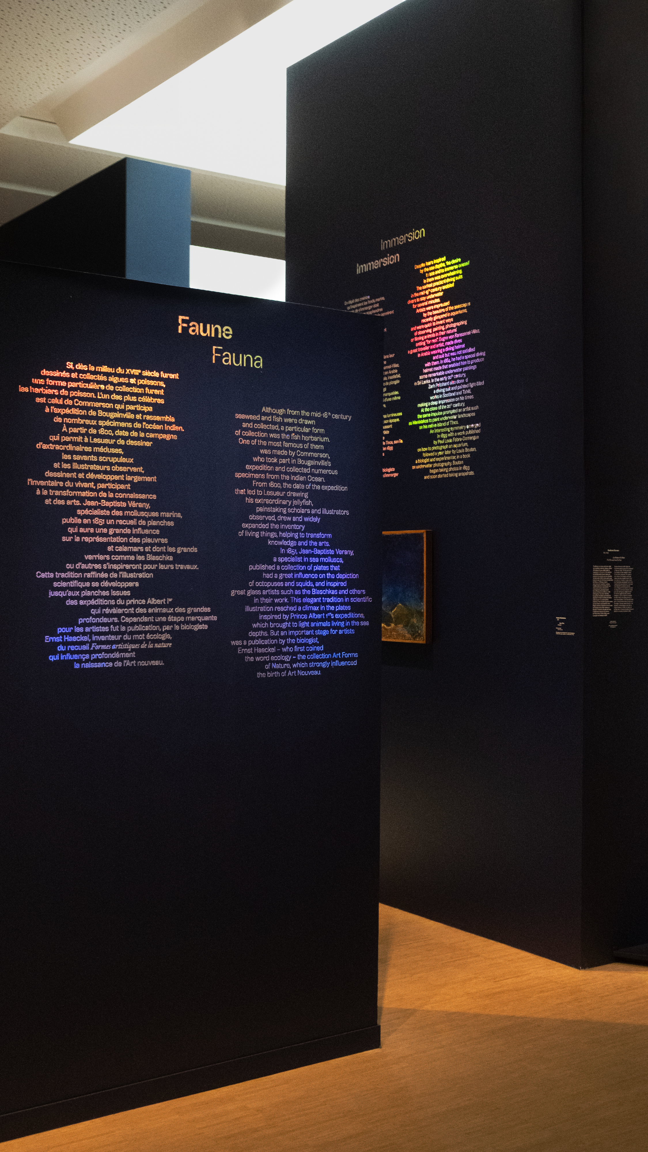 Les Franciscaines, Bleu profond GR20 design graphique signaletique paris branding graphic fashion food drinks culture luxury architecture