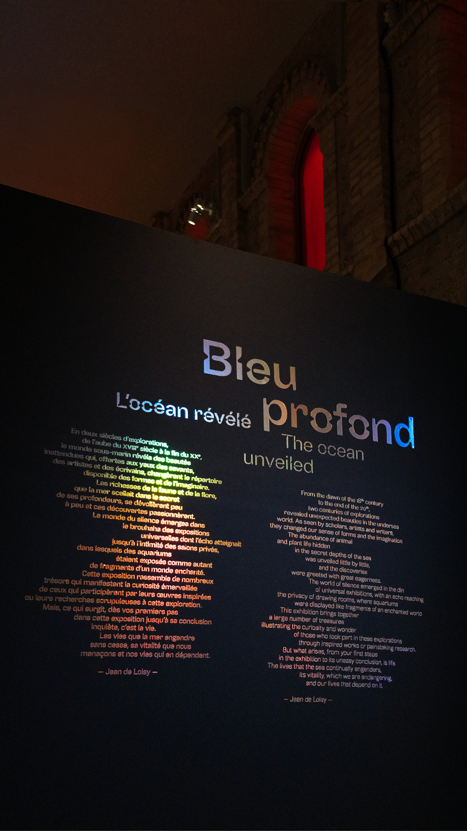Les Franciscaines, Bleu profond GR20 design graphique signaletique paris branding graphic fashion food drinks culture luxury architecture