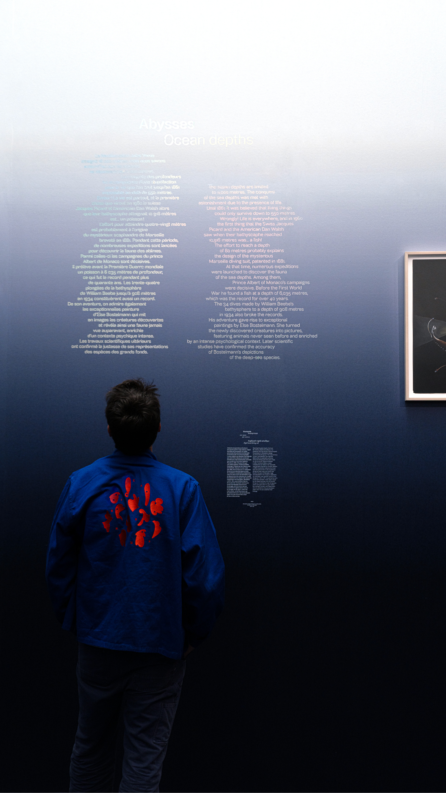 Les Franciscaines, Bleu profond GR20 design graphique signaletique paris branding graphic fashion food drinks culture luxury architecture