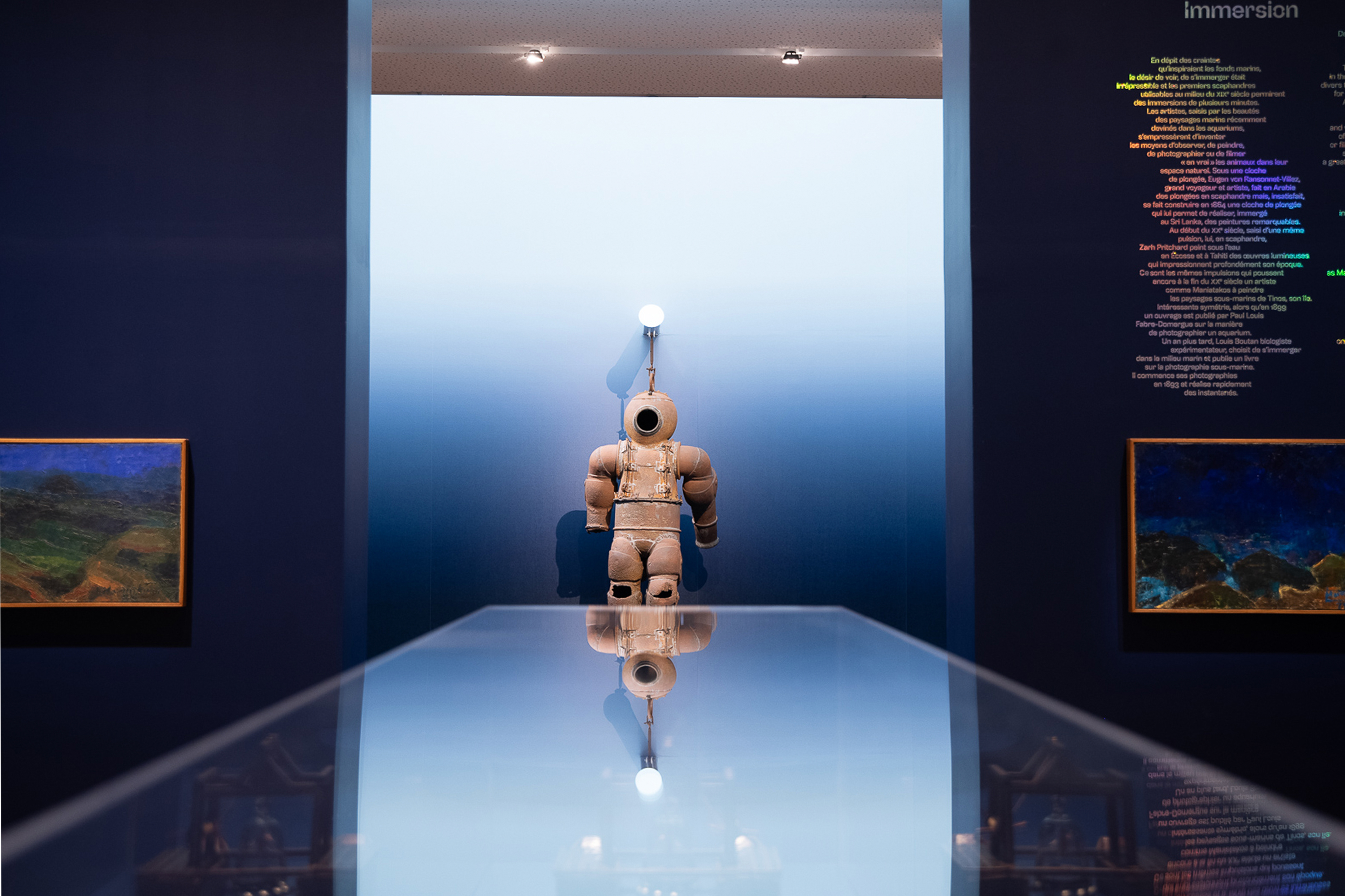 Les Franciscaines, Bleu profond GR20 design graphique signaletique paris branding graphic fashion food drinks culture luxury architecture