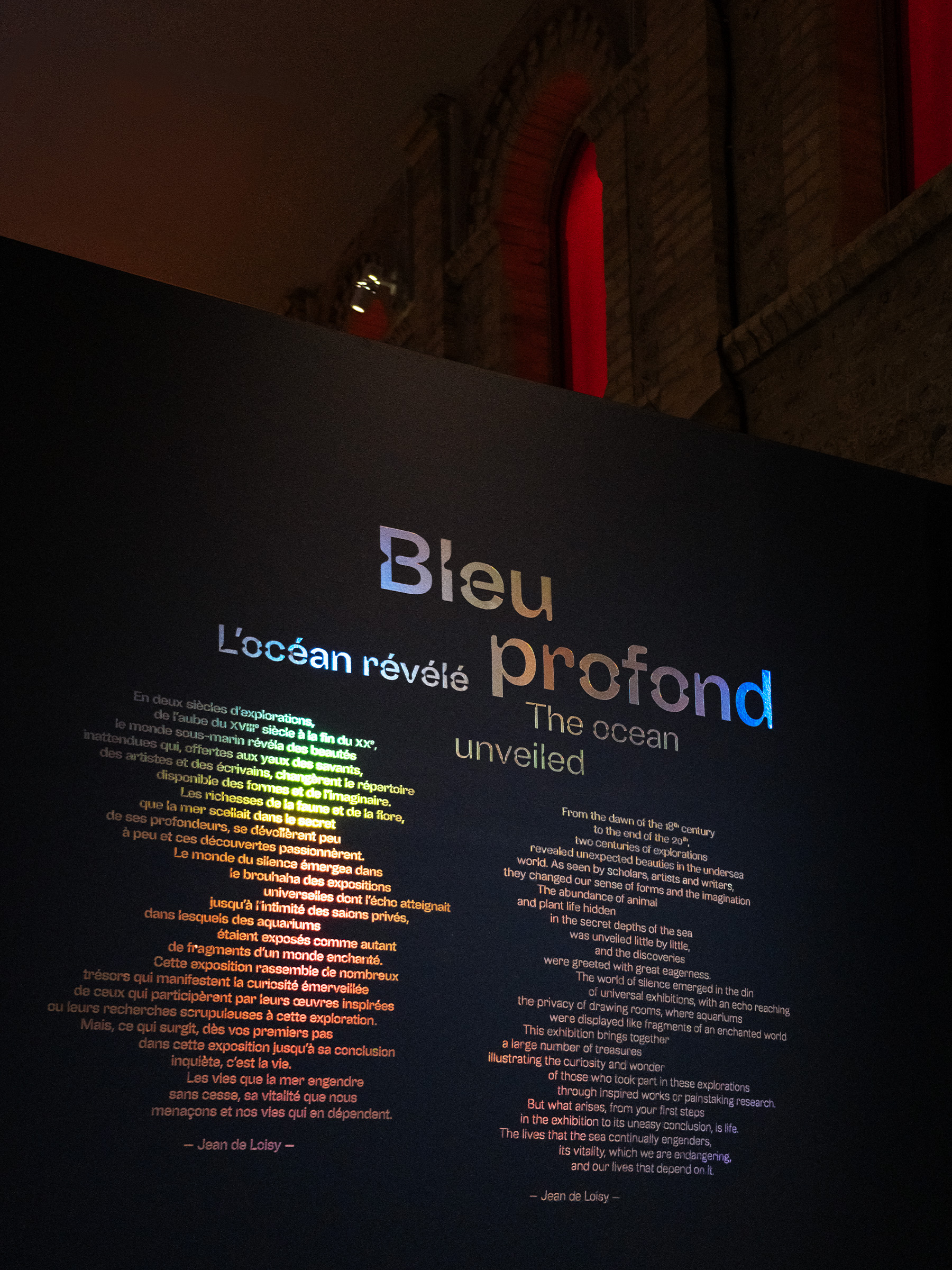 Les Franciscaines, Bleu profond GR20 design graphique signaletique paris branding graphic fashion food drinks culture luxury architecture