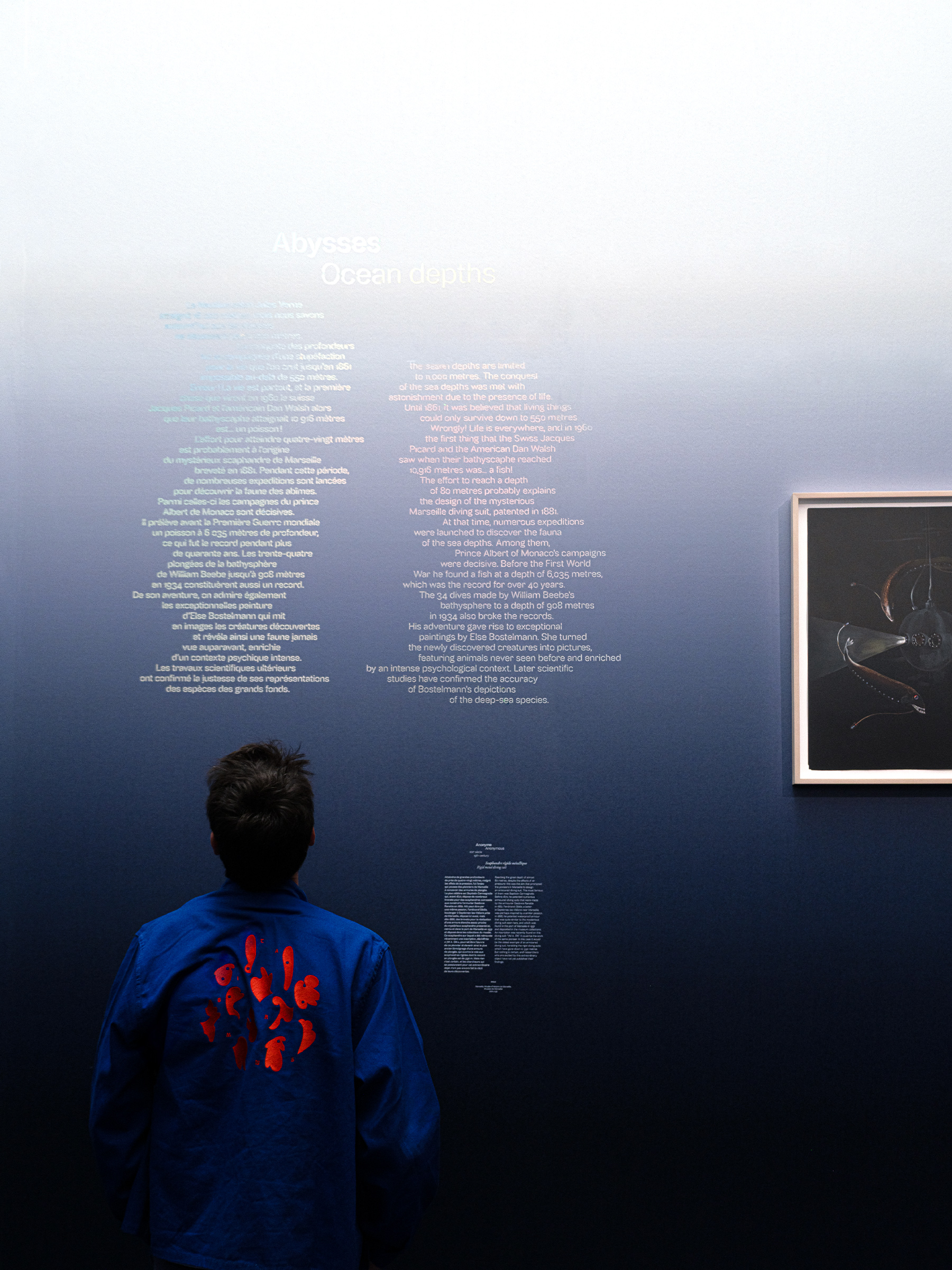 Les Franciscaines, Bleu profond GR20 design graphique signaletique paris branding graphic fashion food drinks culture luxury architecture