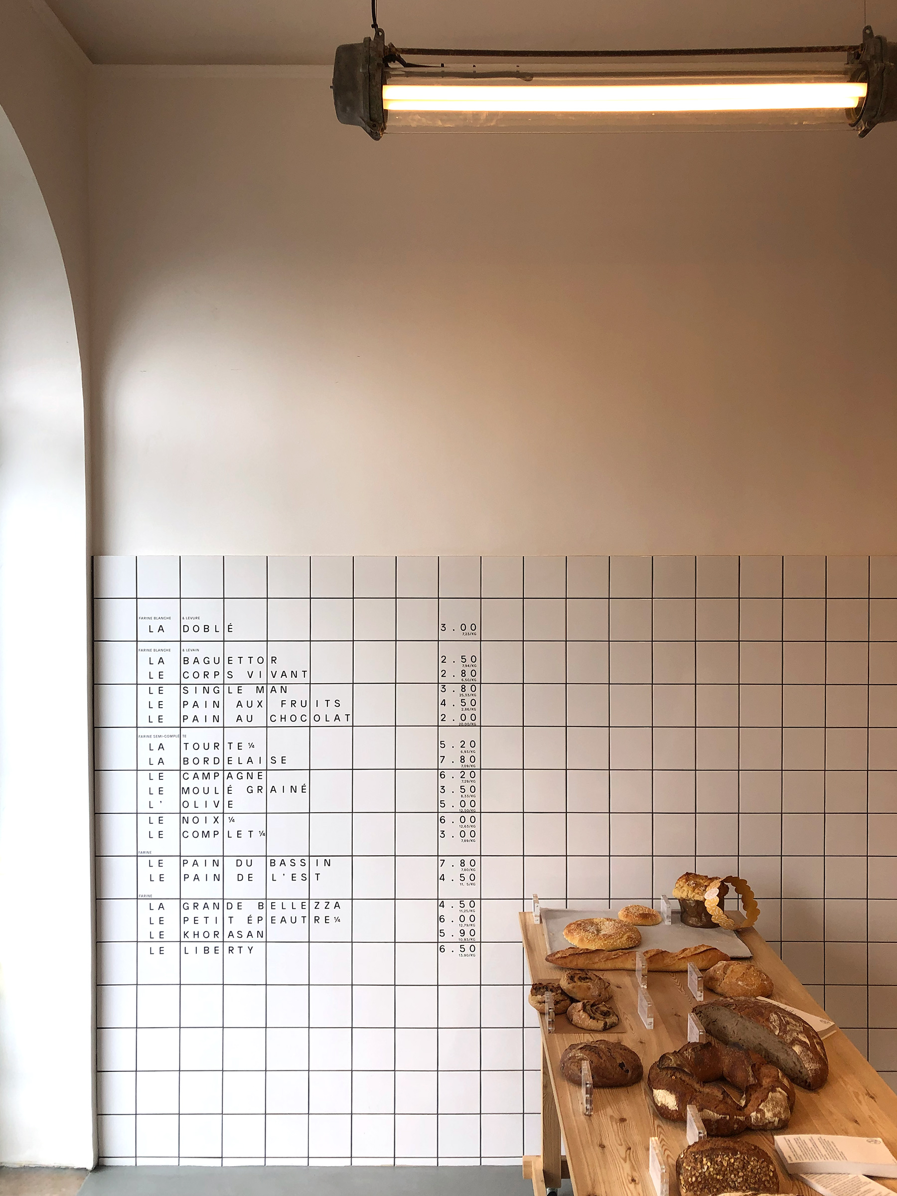 Pain paulin —Boutiques GR20 design graphique signaletique paris branding graphic fashion food drinks culture luxury architecture