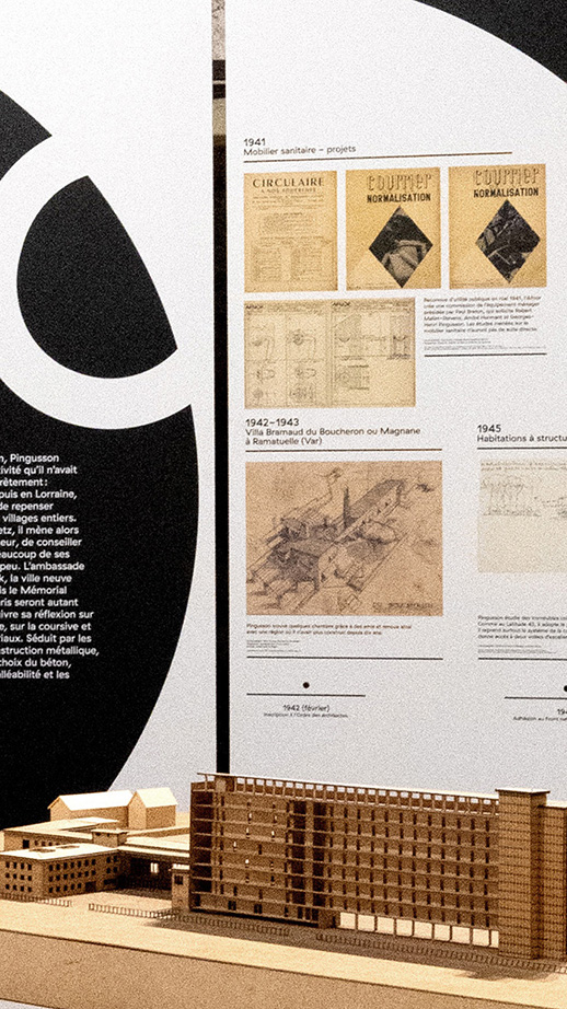 Pingusson GR20 design graphique signaletique paris branding graphic fashion food drinks culture luxury architecture 