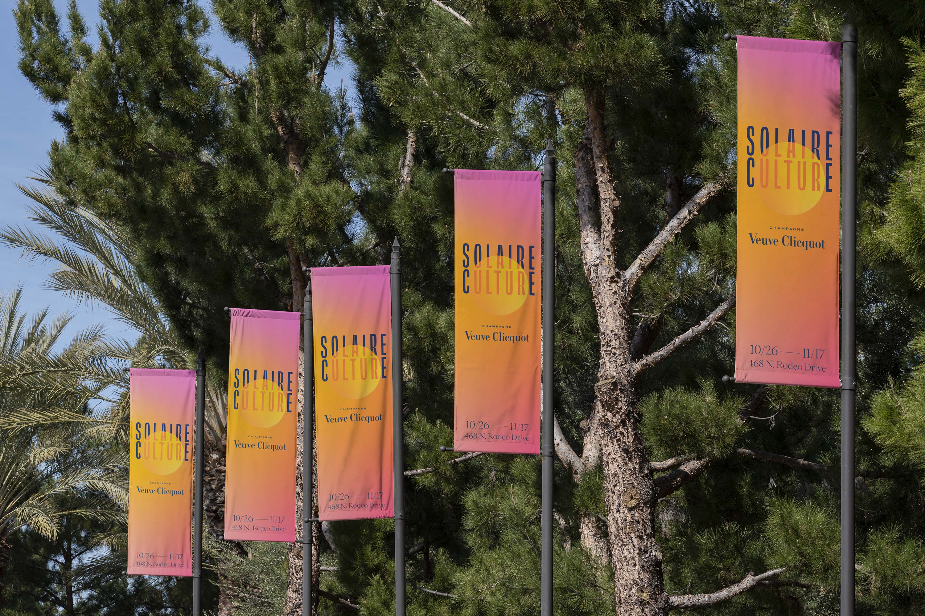 Veuve Clicquot, 250 years —Los Angeles GR20 design graphique signaletique paris branding graphic fashion food drinks culture luxury architecture