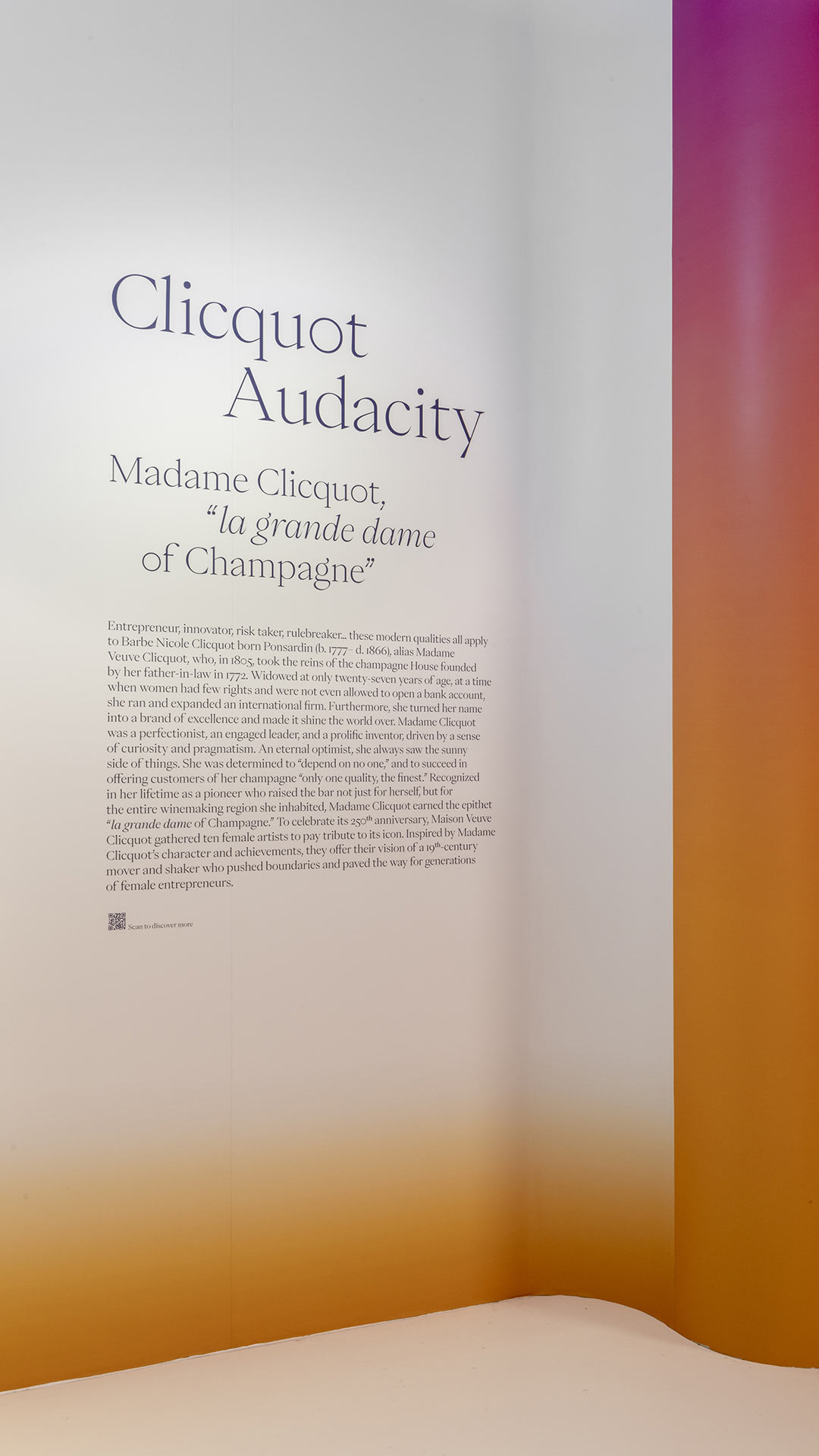 Veuve Clicquot, 250 years —Los Angeles GR20 design graphique signaletique paris branding graphic fashion food drinks culture luxury architecture