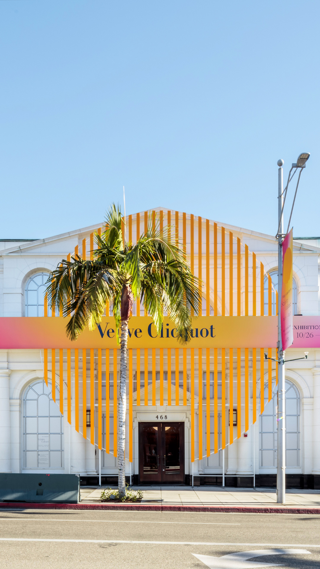 Veuve Clicquot, 250 ans —Los Angeles GR20 design graphique signaletique paris branding graphic fashion food drinks culture luxury architecture 