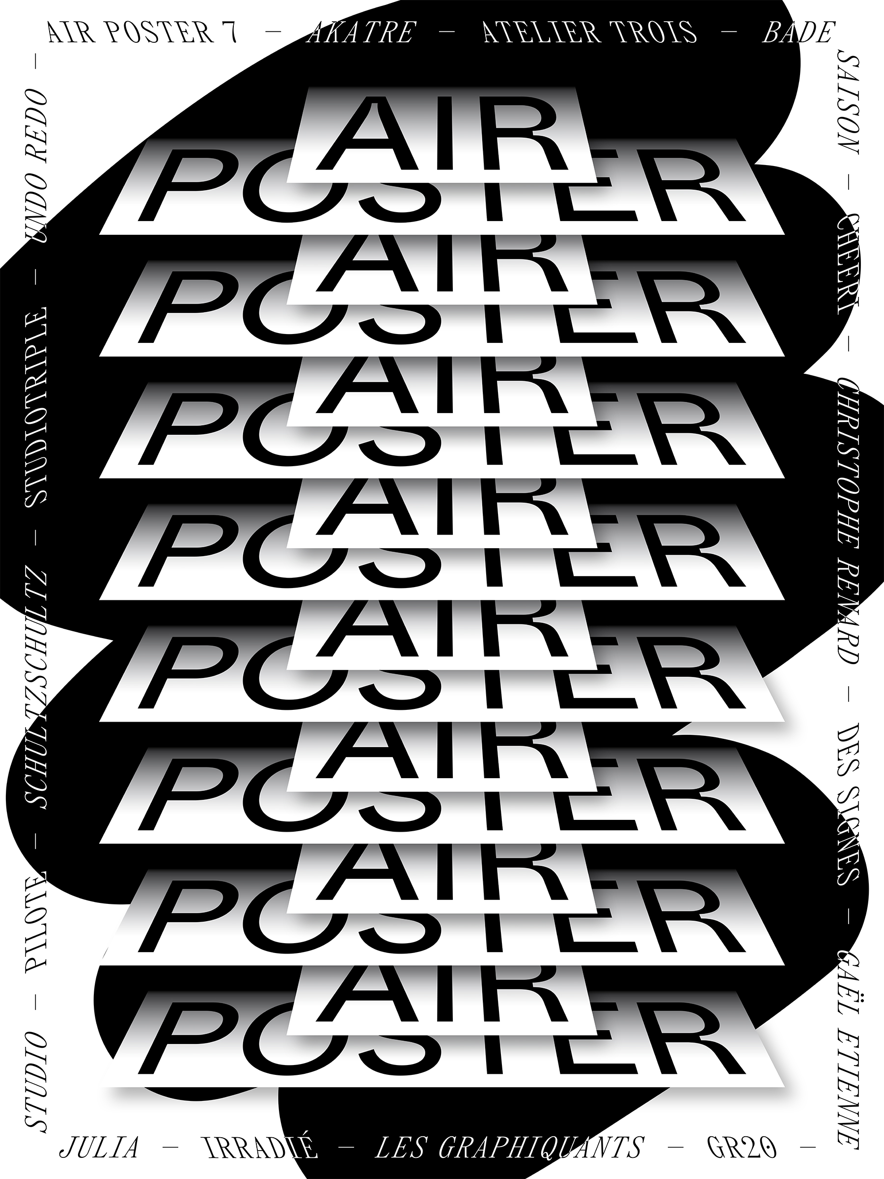 Air Poster GR20 design graphique signaletique paris branding graphic fashion food drinks culture luxury architecture