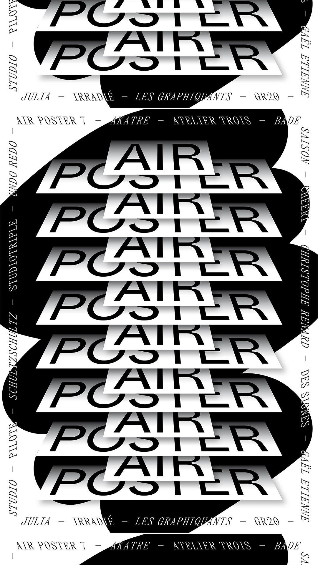 Air Poster GR20 design graphique signaletique paris branding graphic fashion food drinks culture luxury architecture