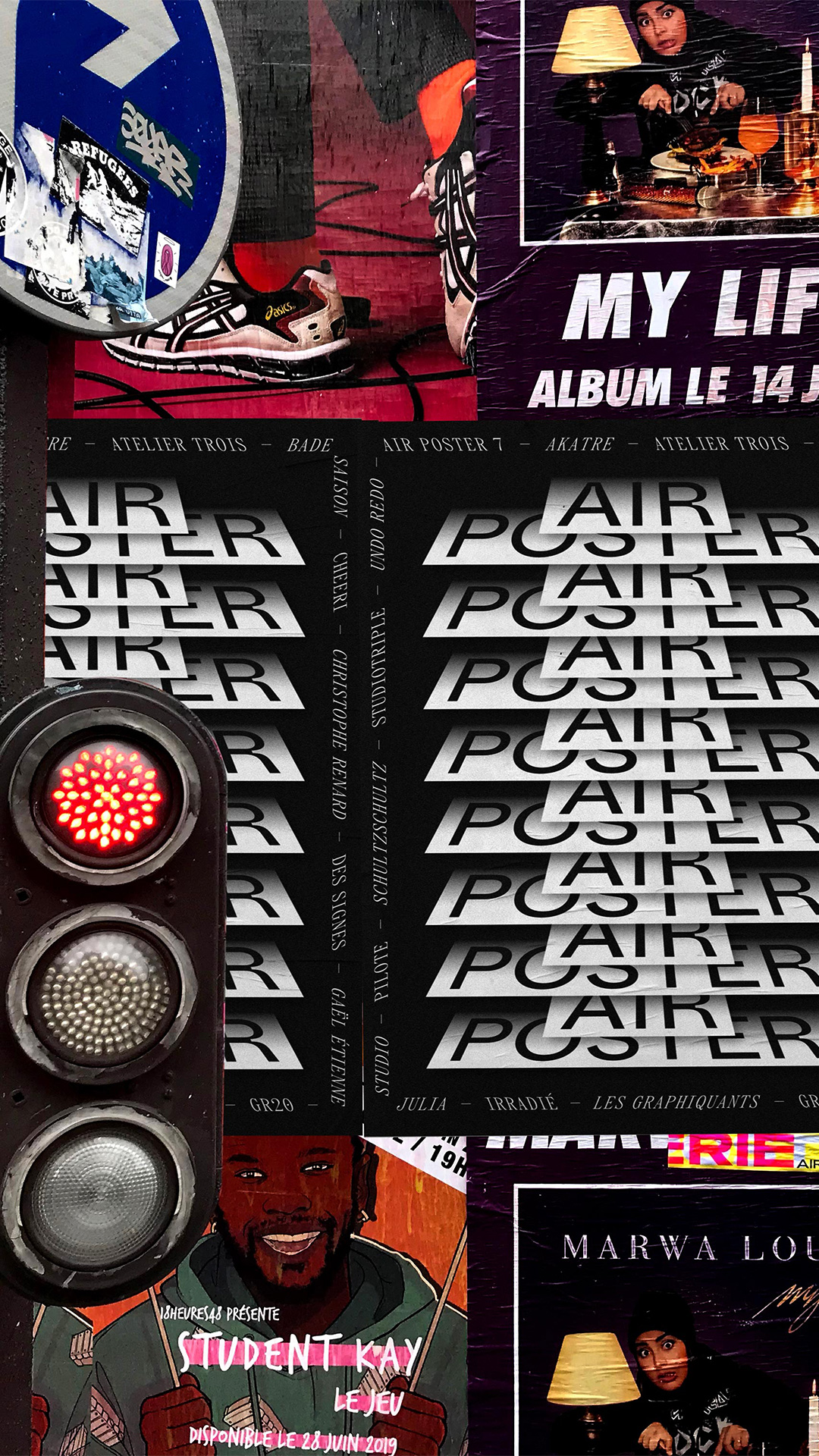 Air Poster GR20 design graphique signaletique paris branding graphic fashion food drinks culture luxury architecture