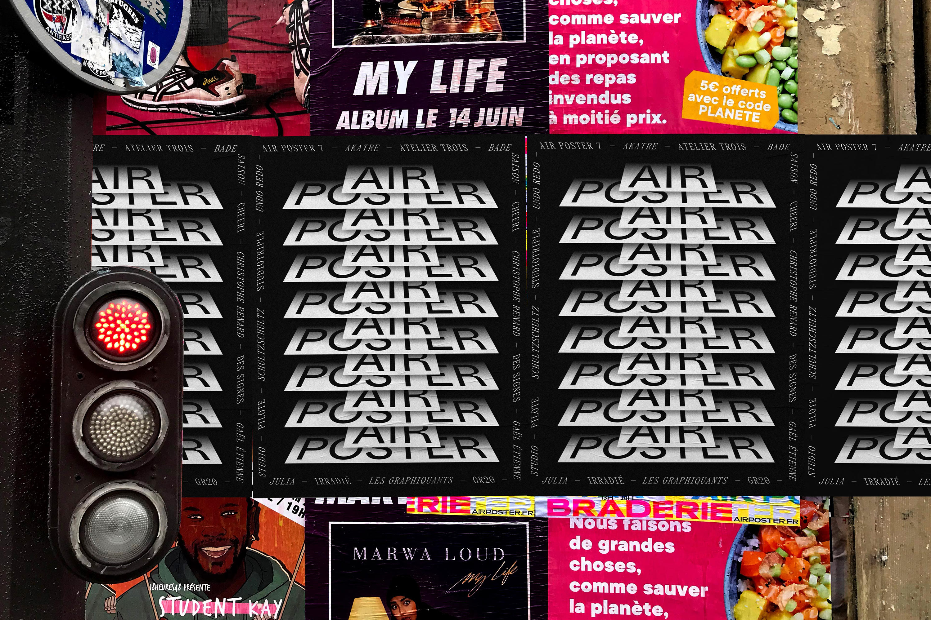 Air Poster GR20 design graphique signaletique paris branding graphic fashion food drinks culture luxury architecture