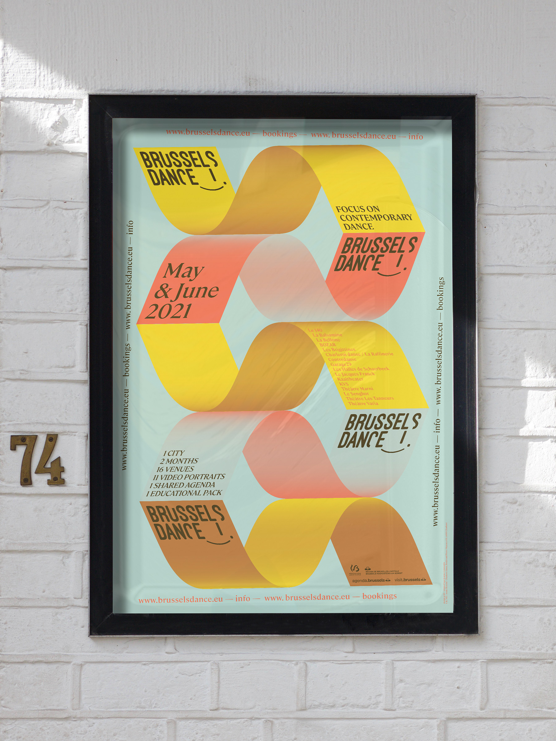 Brussels’dance GR20 design graphique signaletique paris branding graphic fashion food drinks culture luxury architecture