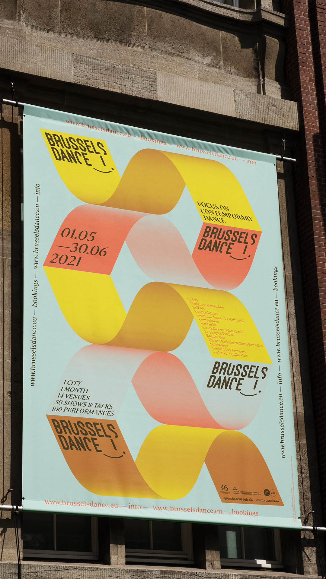 Brussels’dance GR20 design graphique signaletique paris branding graphic fashion food drinks culture luxury architecture