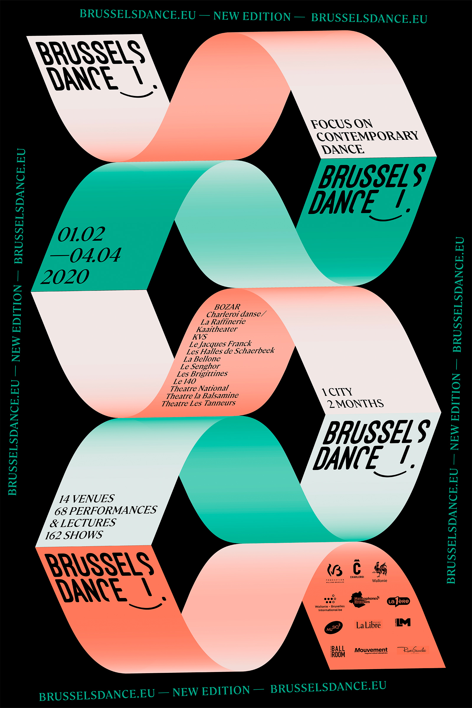 Brussels’dance GR20 design graphique signaletique paris branding graphic fashion food drinks culture luxury architecture 