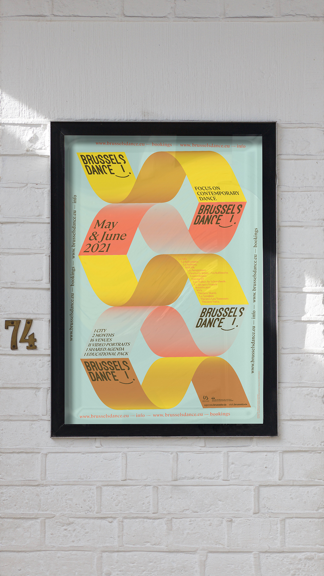 Brussels’dance GR20 design graphique signaletique paris branding graphic fashion food drinks culture luxury architecture