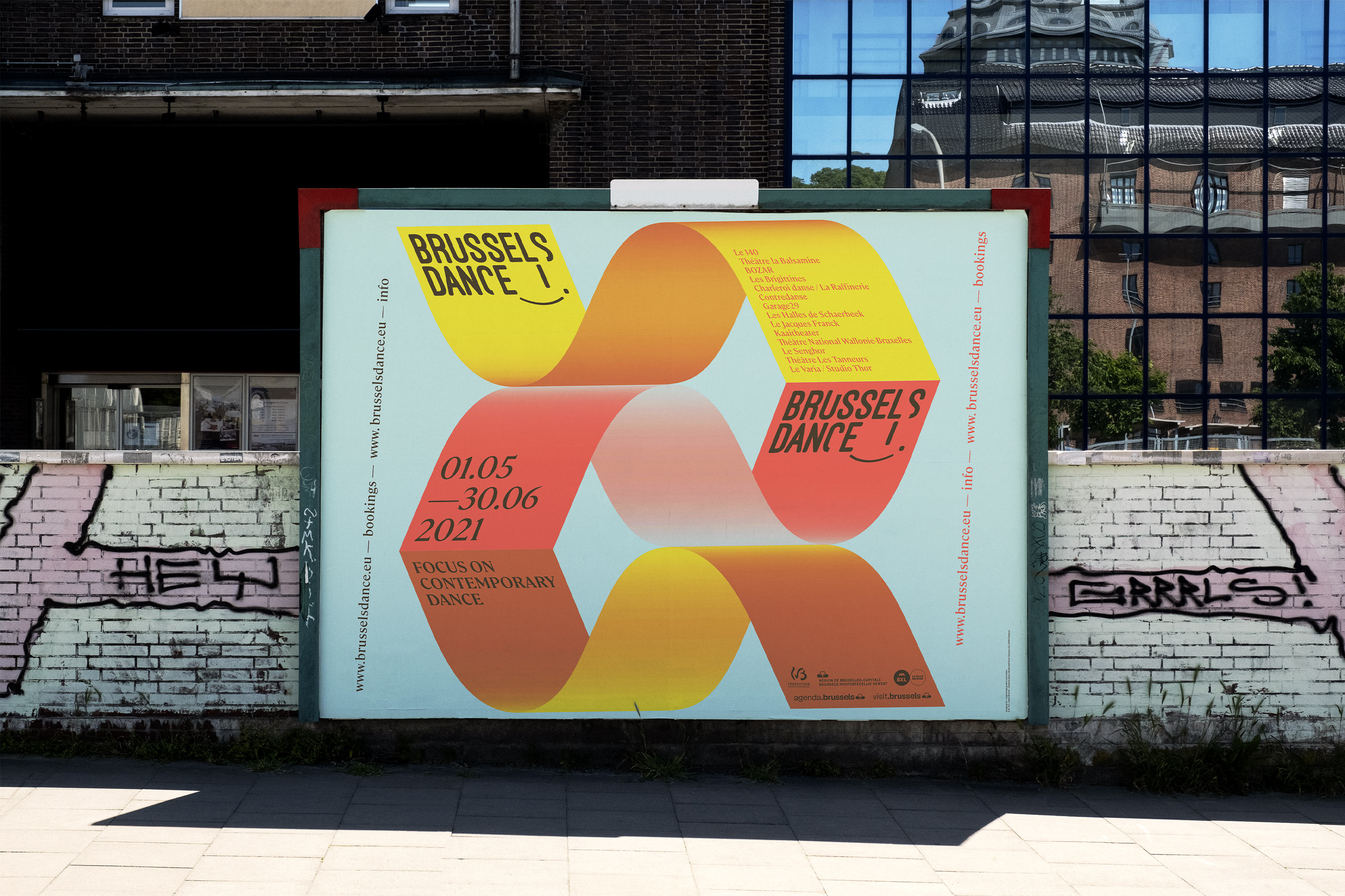 Brussels’dance GR20 design graphique signaletique paris branding graphic fashion food drinks culture luxury architecture