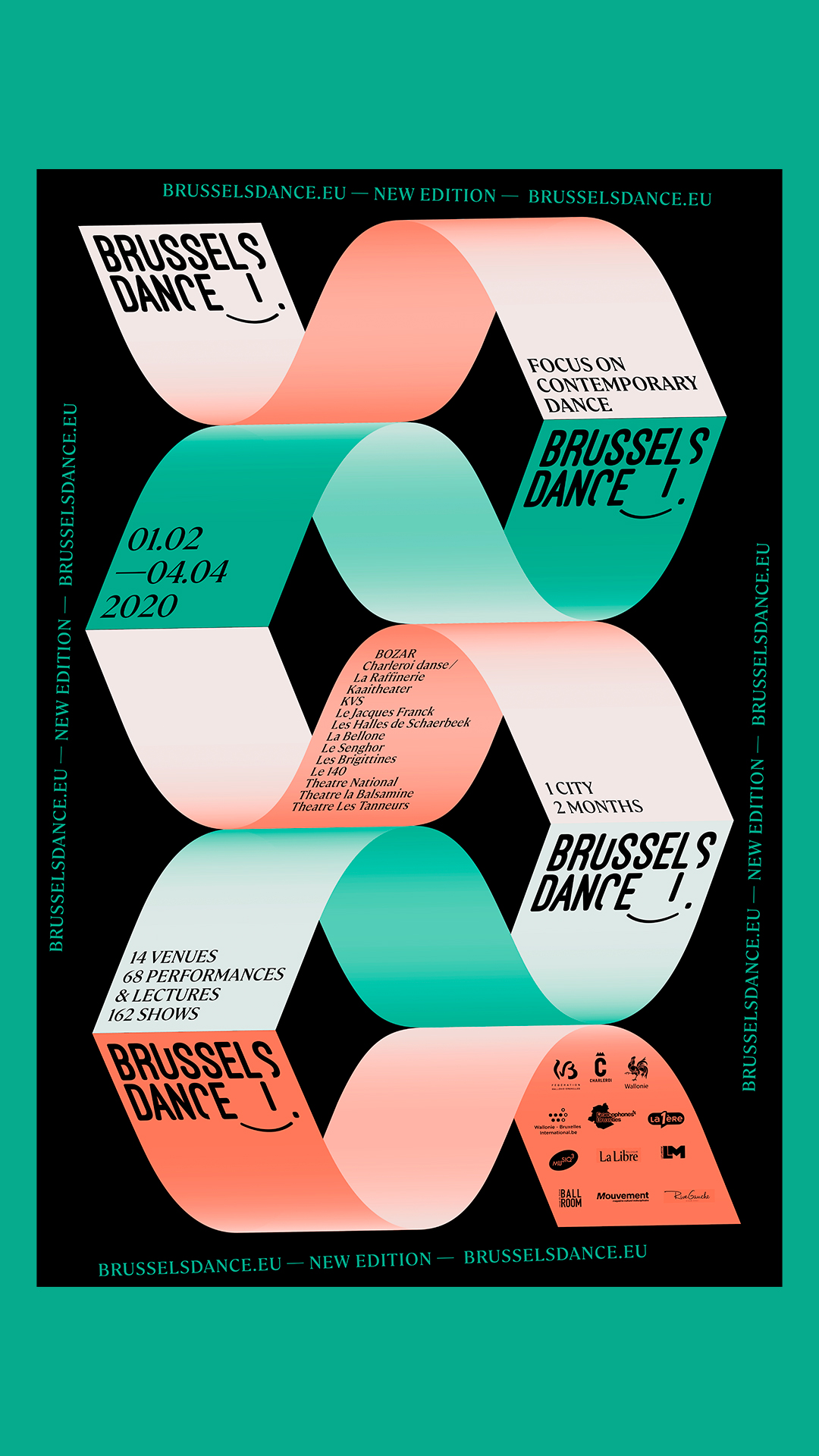 Brussels’dance GR20 design graphique signaletique paris branding graphic fashion food drinks culture luxury architecture