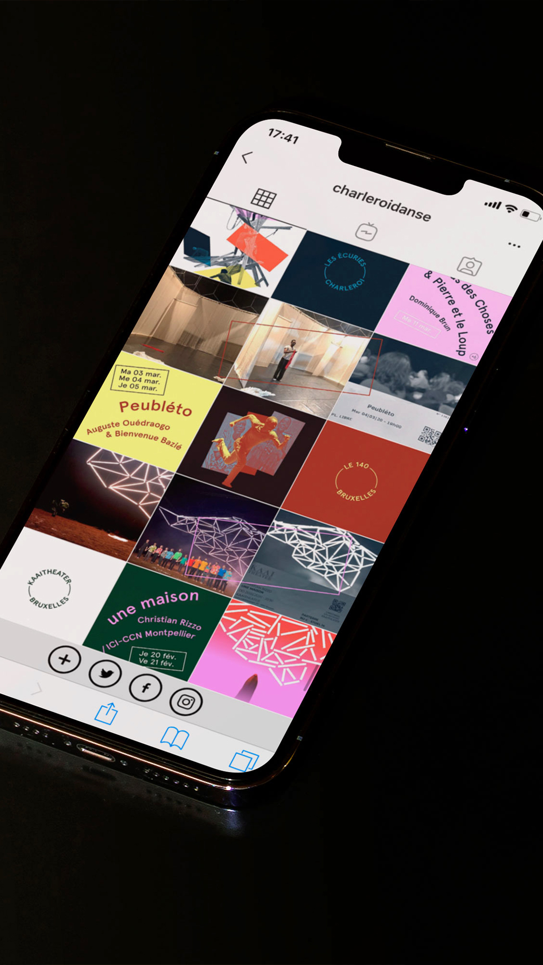 Charleroi Danse —Identité GR20 design graphique signaletique paris branding graphic fashion food drinks culture luxury architecture